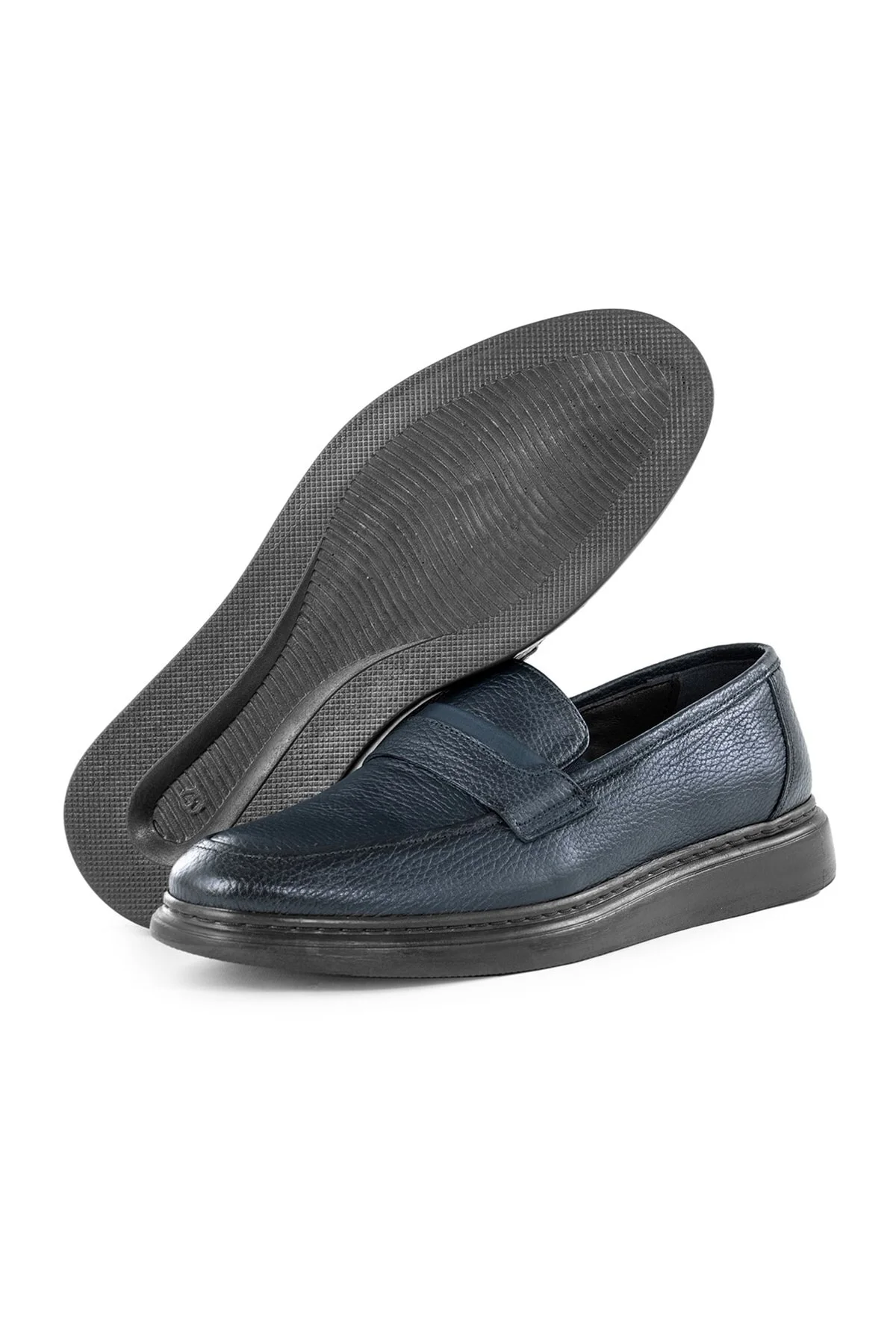 Frio Hakiki Deri Erkek Günlük Klasik Ayakkabı, Loafer Klasik Ayakkabı - Ducavelli Görsel 2