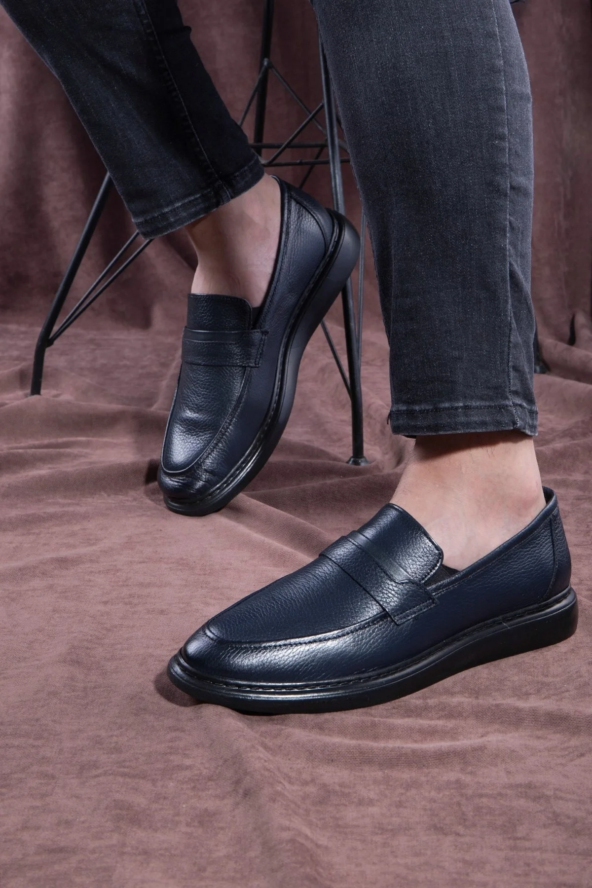 Frio Hakiki Deri Erkek Günlük Klasik Ayakkabı, Loafer Klasik Ayakkabı - Ducavelli Görsel 6