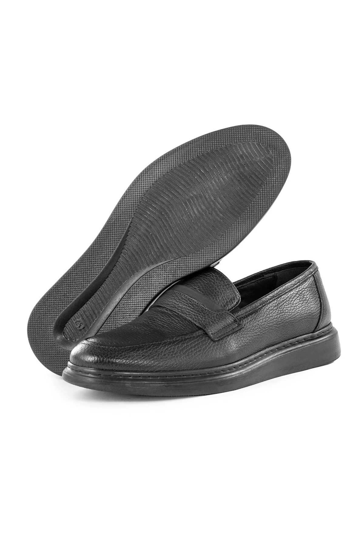 Frio Hakiki Deri Erkek Günlük Klasik Ayakkabı, Loafer Klasik Ayakkabı - Ducavelli Görsel 2