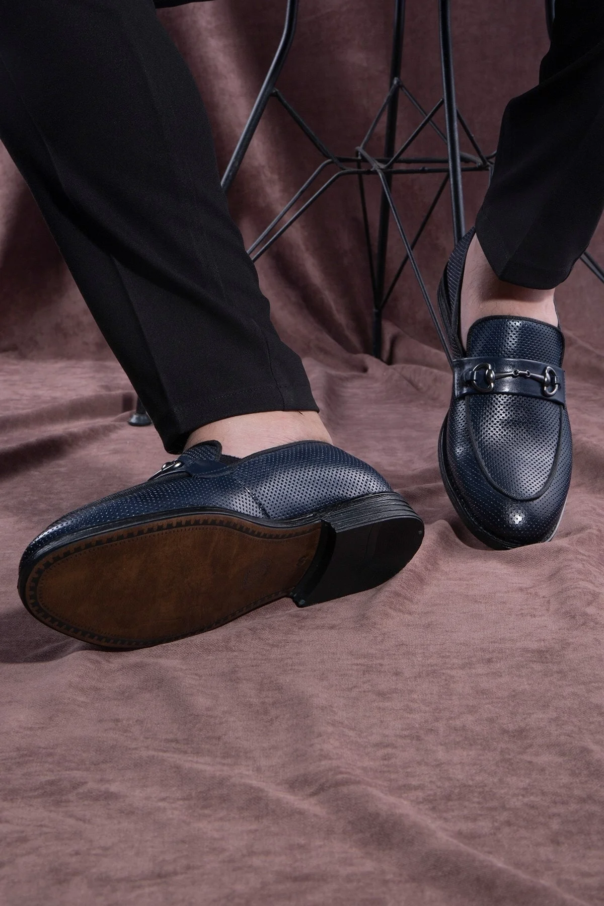Ancora Hakiki Deri Erkek Klasik Ayakkabı, Loafer Klasik Ayakkabı, Makosen Ayakkabı - Ducavelli Görsel 7