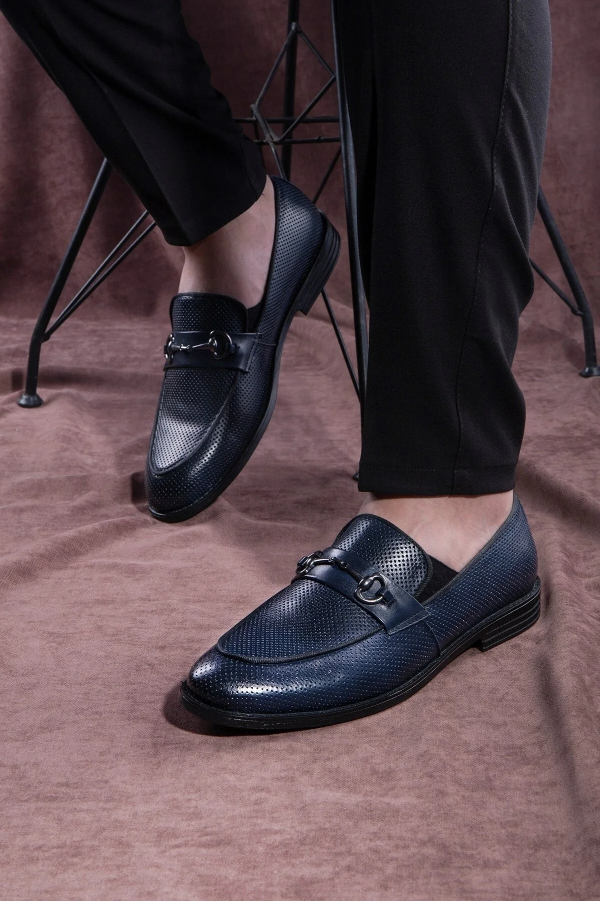 Ancora Hakiki Deri Erkek Klasik Ayakkabı, Loafer Klasik Ayakkabı, Makosen Ayakkabı - Ducavelli Görsel 6