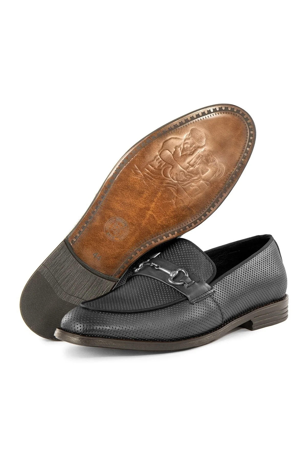 Ancora Hakiki Deri Erkek Klasik Ayakkabı, Loafer Klasik Ayakkabı, Makosen Ayakkabı - Ducavelli Görsel 2