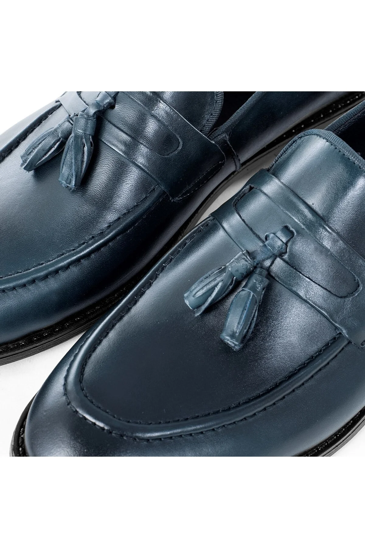 Quaste Hakiki Deri Erkek Klasik Ayakkabı, Loafer Klasik Ayakkabı, Makosen Ayakkabı - Ducavelli Görsel 3