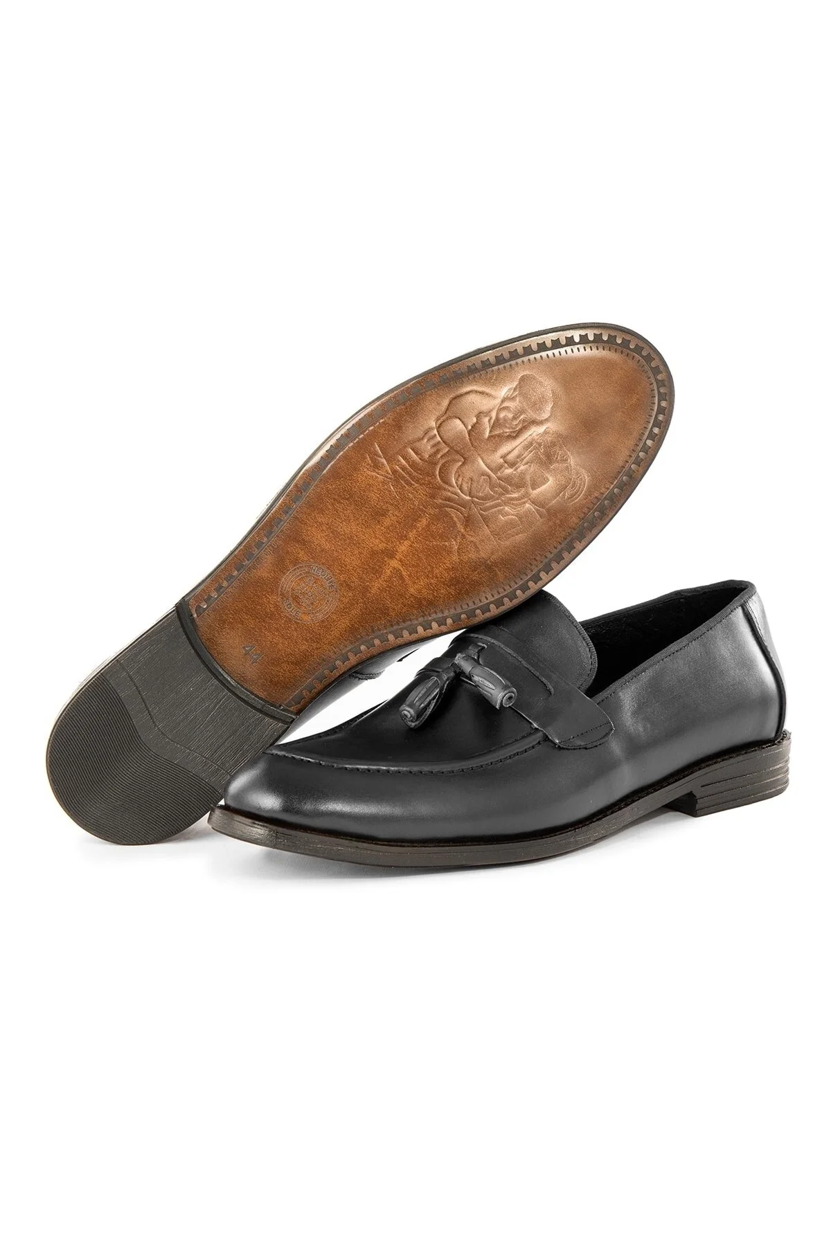 Quaste Hakiki Deri Erkek Klasik Ayakkabı, Loafer Klasik Ayakkabı, Makosen Ayakkabı - Ducavelli Görsel 2