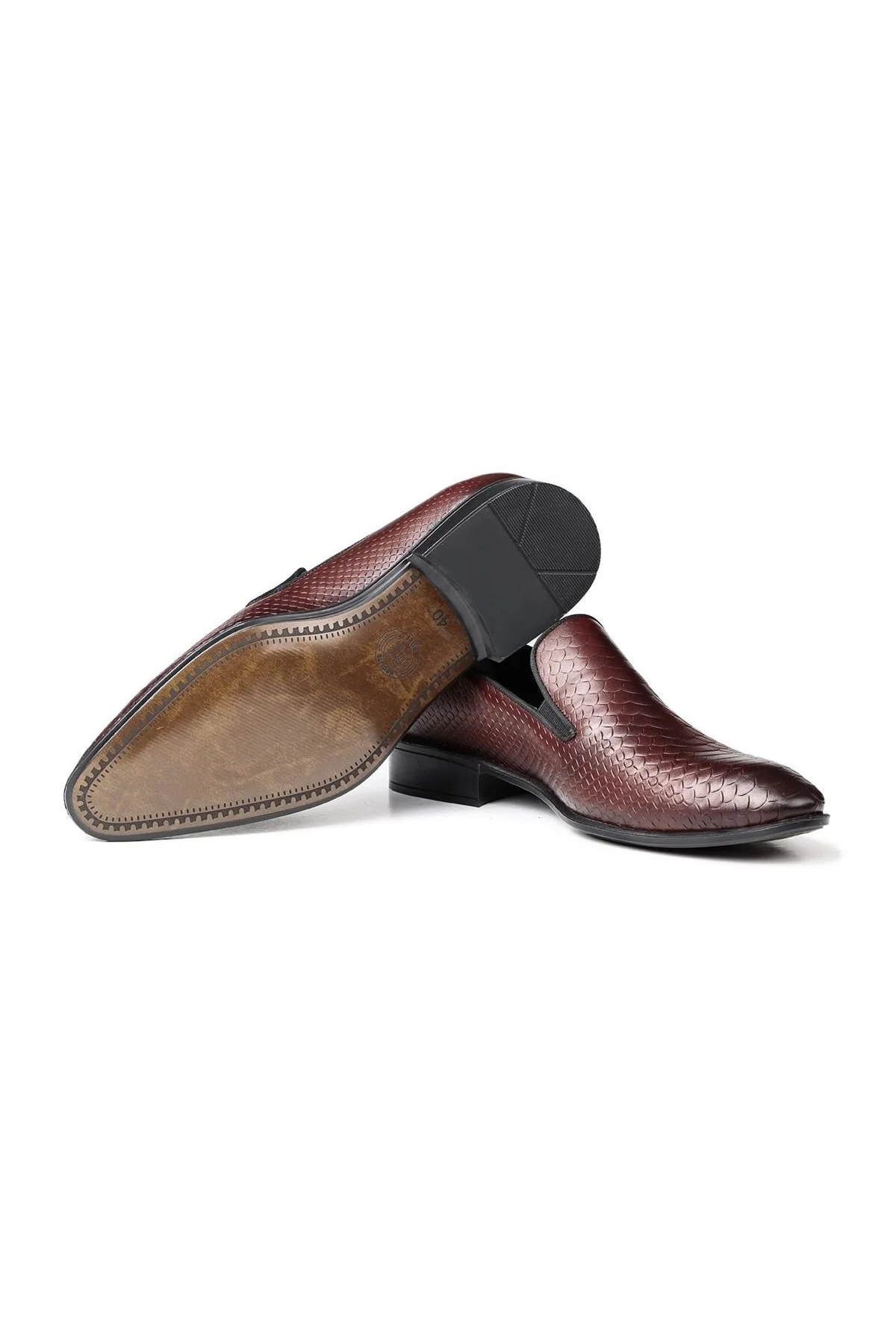 Alligator Hakiki Deri Erkek Klasik Ayakkabı, Loafer Klasik Ayakkabı, Makosen Ayakkabı - Ducavelli Görsel 2