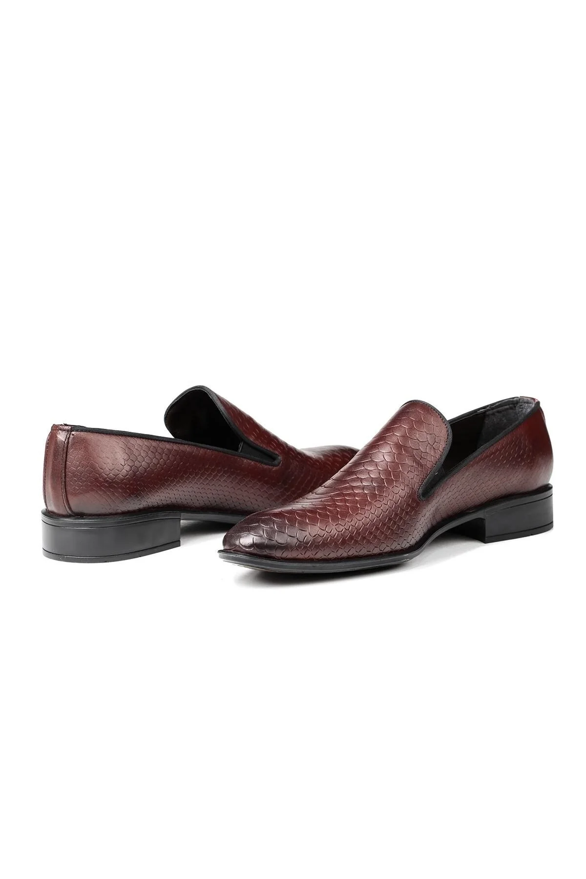 Alligator Hakiki Deri Erkek Klasik Ayakkabı, Loafer Klasik Ayakkabı, Makosen Ayakkabı - Ducavelli Görsel 3