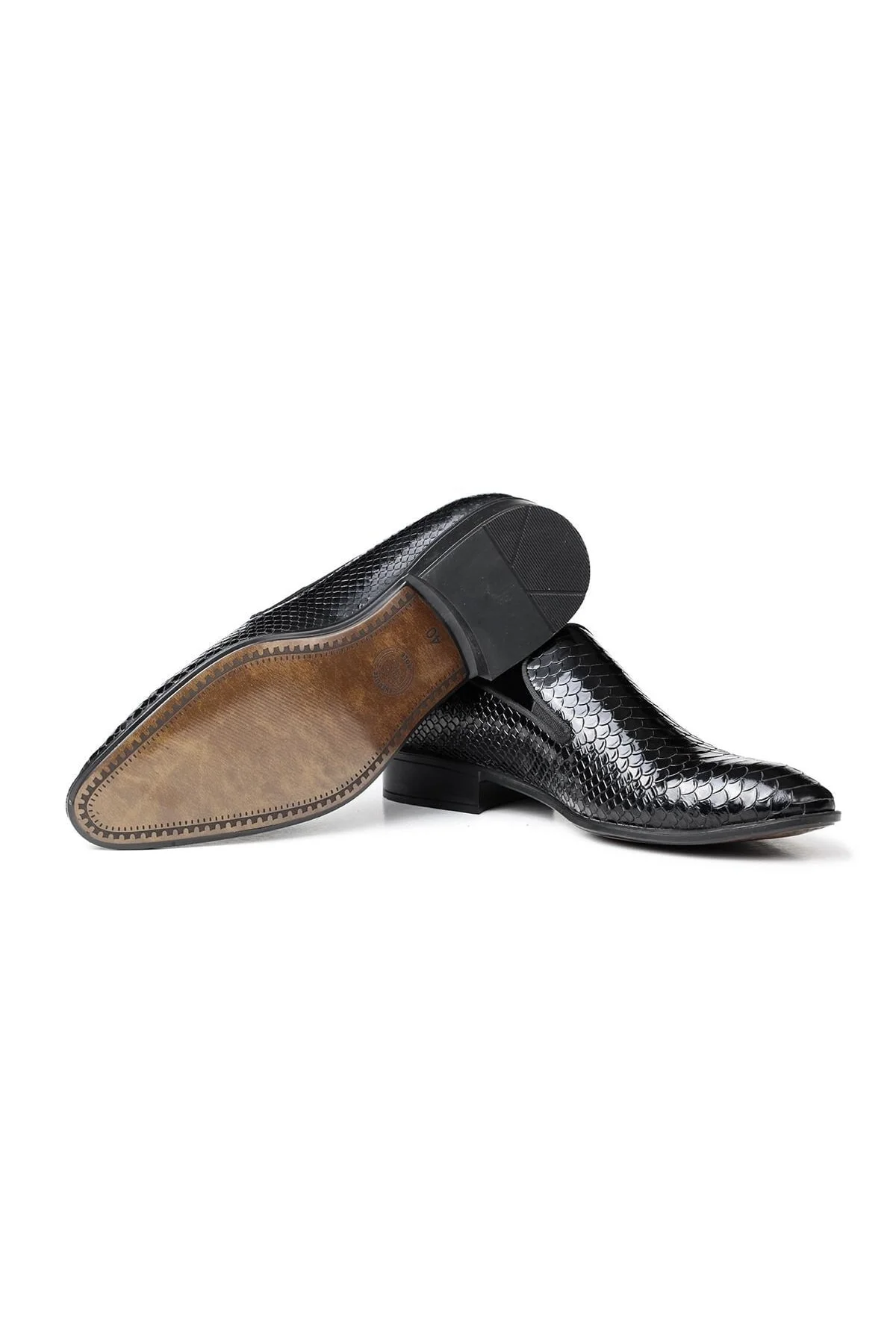 Alligator Hakiki Deri Erkek Klasik Ayakkabı, Loafer Klasik Ayakkabı, Makosen Ayakkabı - Ducavelli Görsel 2