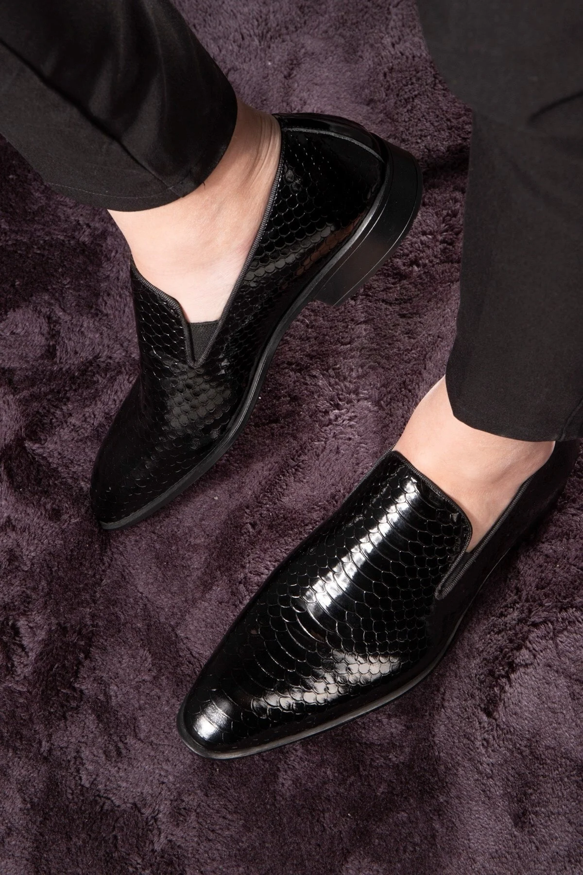 Alligator Hakiki Deri Erkek Klasik Ayakkabı, Loafer Klasik Ayakkabı, Makosen Ayakkabı - Ducavelli Görsel 7