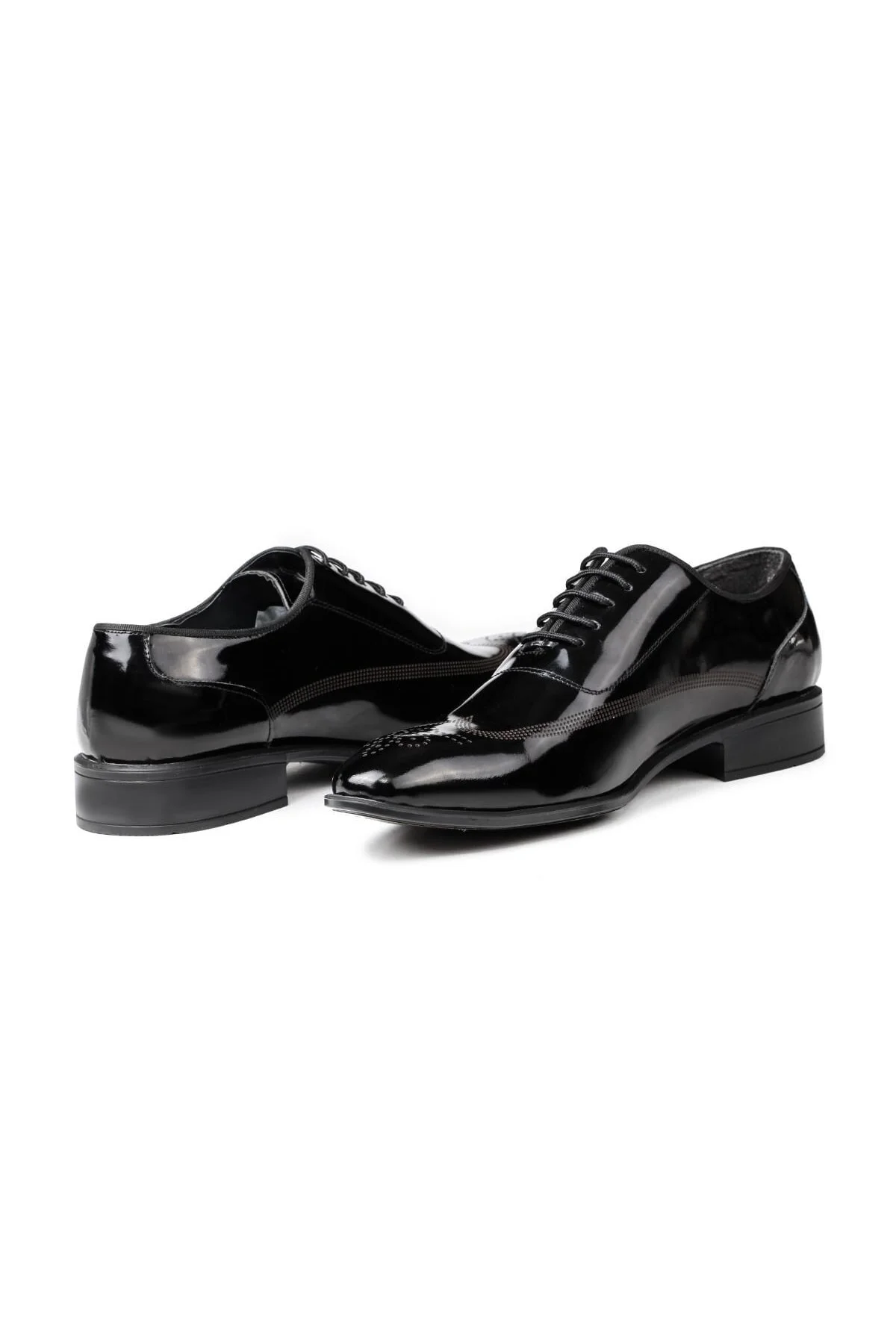 Stylish Hakiki Deri Erkek Oxford Bağcıklı Klasik Ayakkabı - Ducavelli Görsel 3