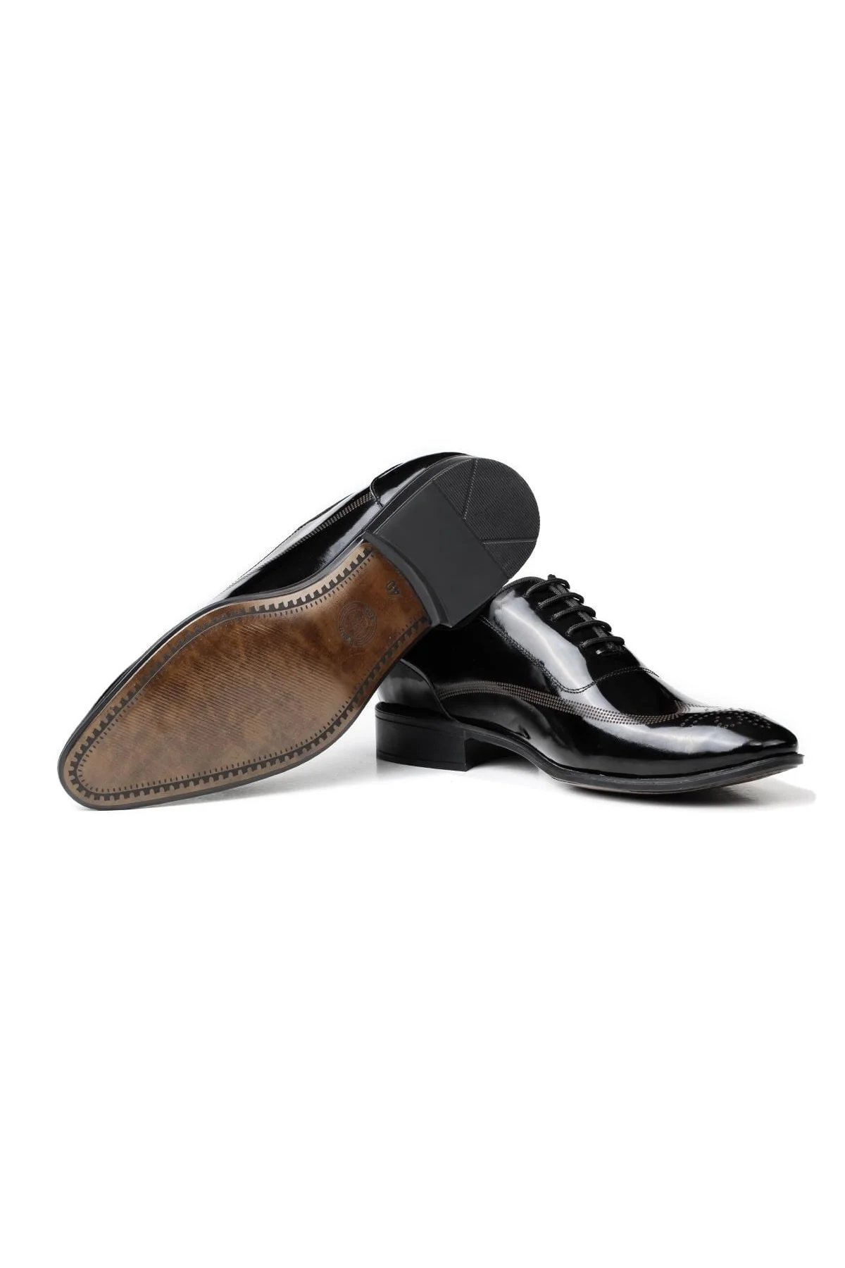 Stylish Hakiki Deri Erkek Oxford Bağcıklı Klasik Ayakkabı - Ducavelli Görsel 2