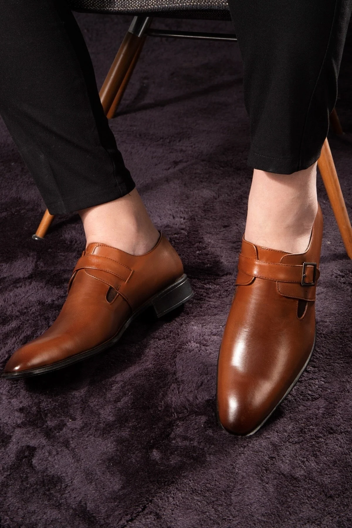 Sharp Hakiki Deri Erkek Loafer Klasik Makosen Ayakkabı - Ducavelli Görsel 6