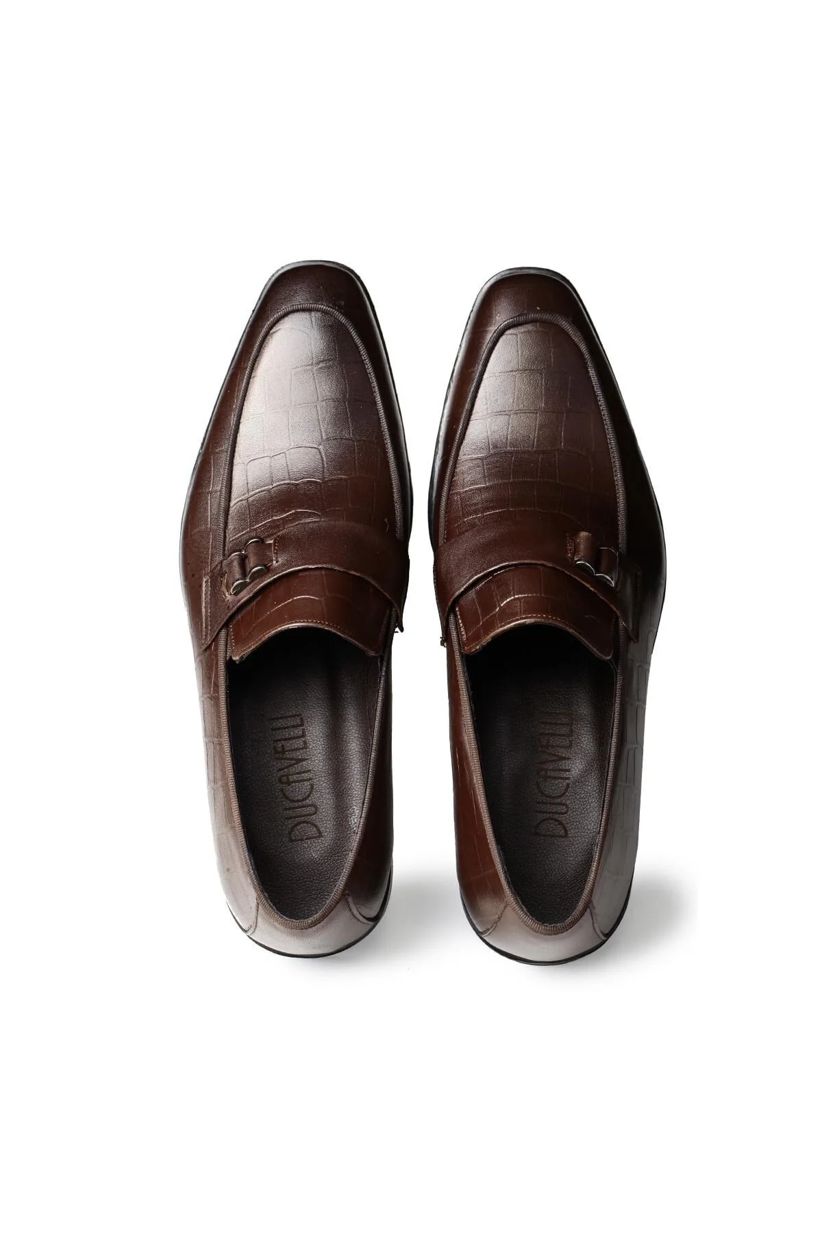Swank Hakiki Deri Erkek Klasik Ayakkabı, Loafer Klasik Ayakkabı, Makosen Ayakkabı - Ducavelli Görsel 3