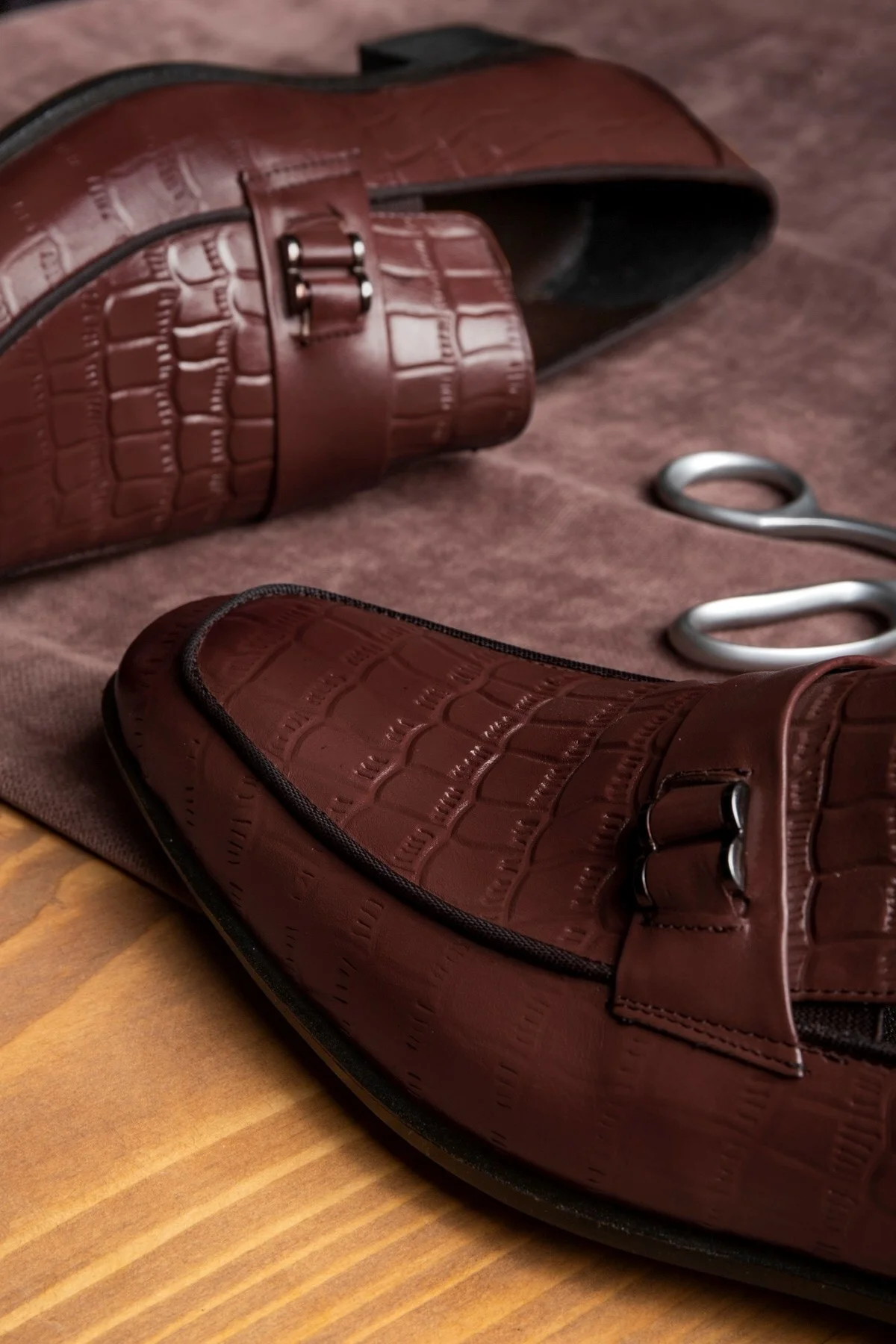Swank Hakiki Deri Erkek Klasik Ayakkabı, Loafer Klasik Ayakkabı, Makosen Ayakkabı - Ducavelli Görsel 6
