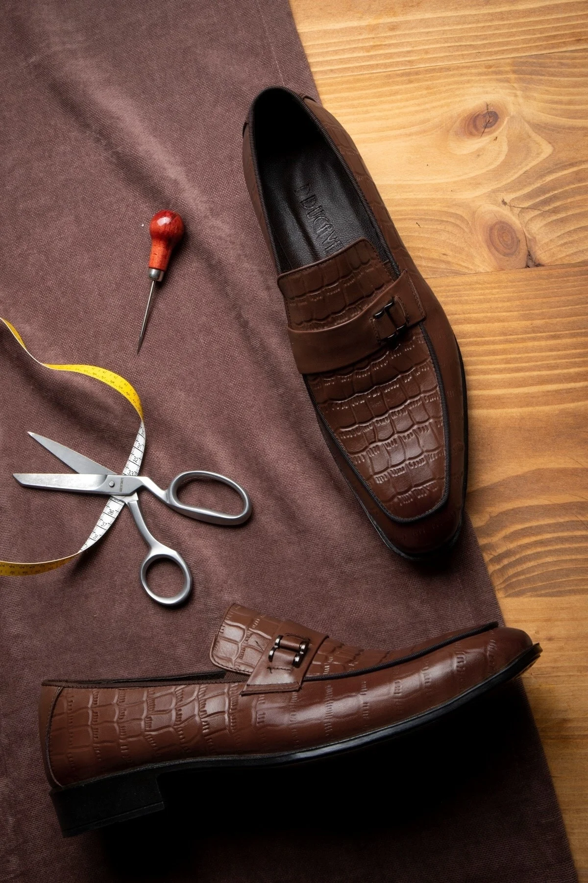 Swank Hakiki Deri Erkek Klasik Ayakkabı, Loafer Klasik Ayakkabı, Makosen Ayakkabı - Ducavelli Görsel 5