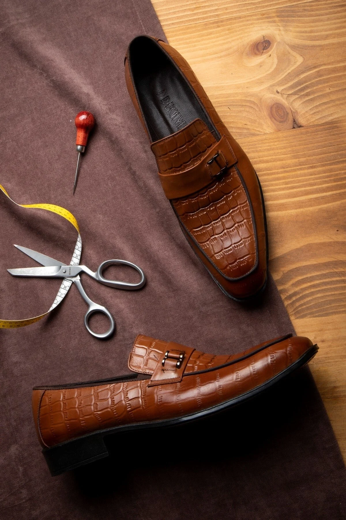 Swank Hakiki Deri Erkek Klasik Ayakkabı, Loafer Klasik Ayakkabı, Makosen Ayakkabı - Ducavelli Görsel 5