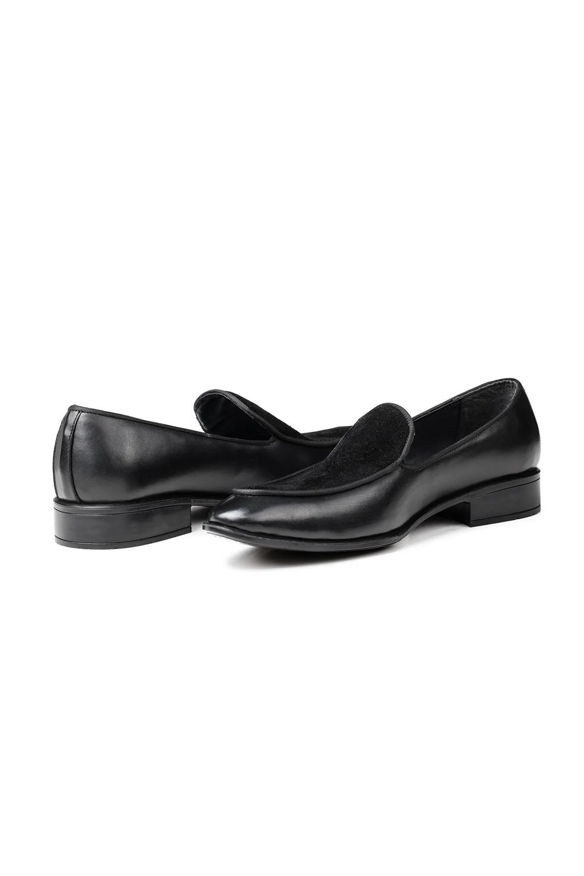 Elegant Hakiki Deri Erkek Klasik Loafer Klasik Makosen Ayakkabı - Ducavelli Görsel 3