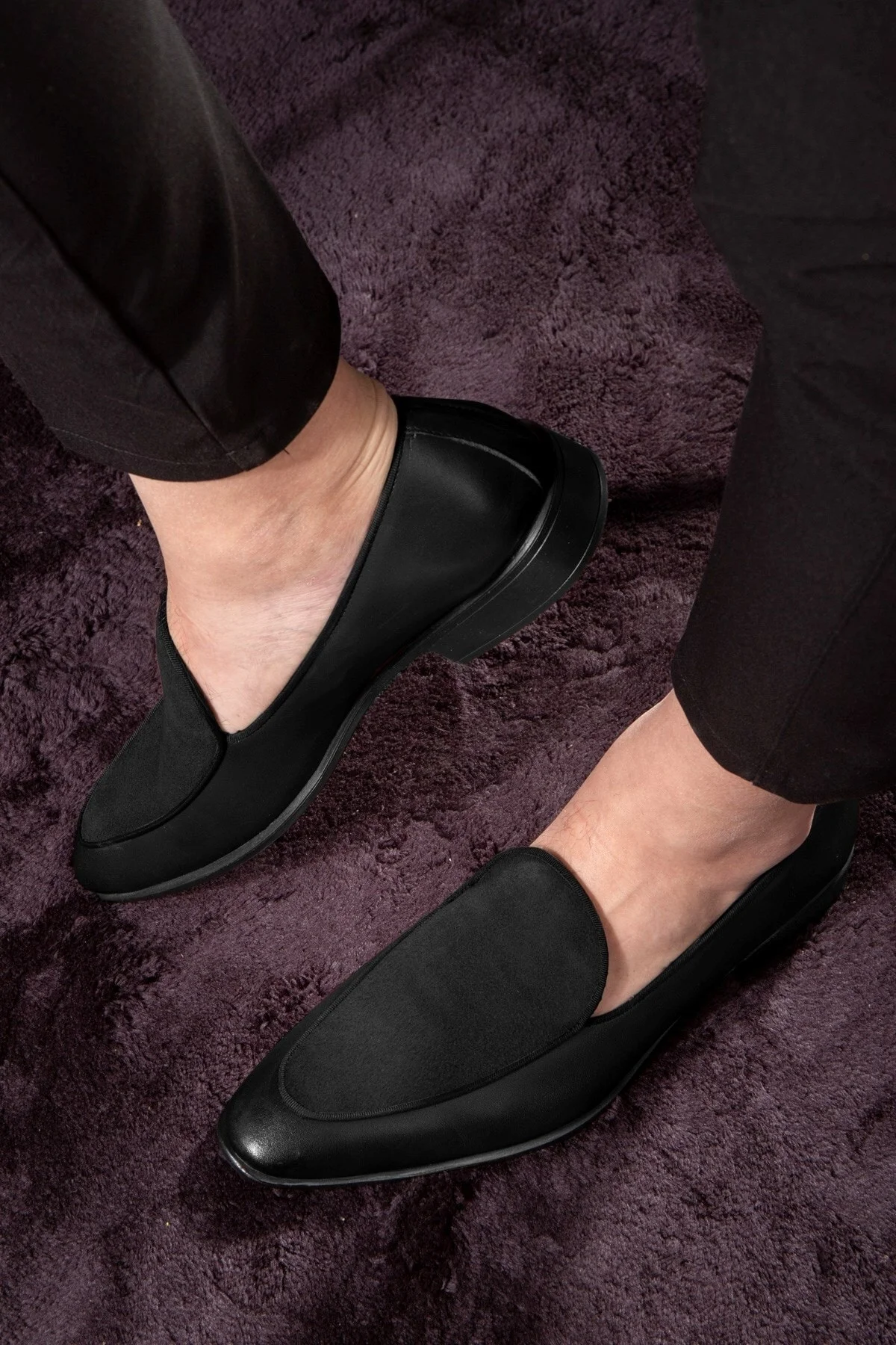 Elegant Hakiki Deri Erkek Klasik Loafer Klasik Makosen Ayakkabı - Ducavelli Görsel 7