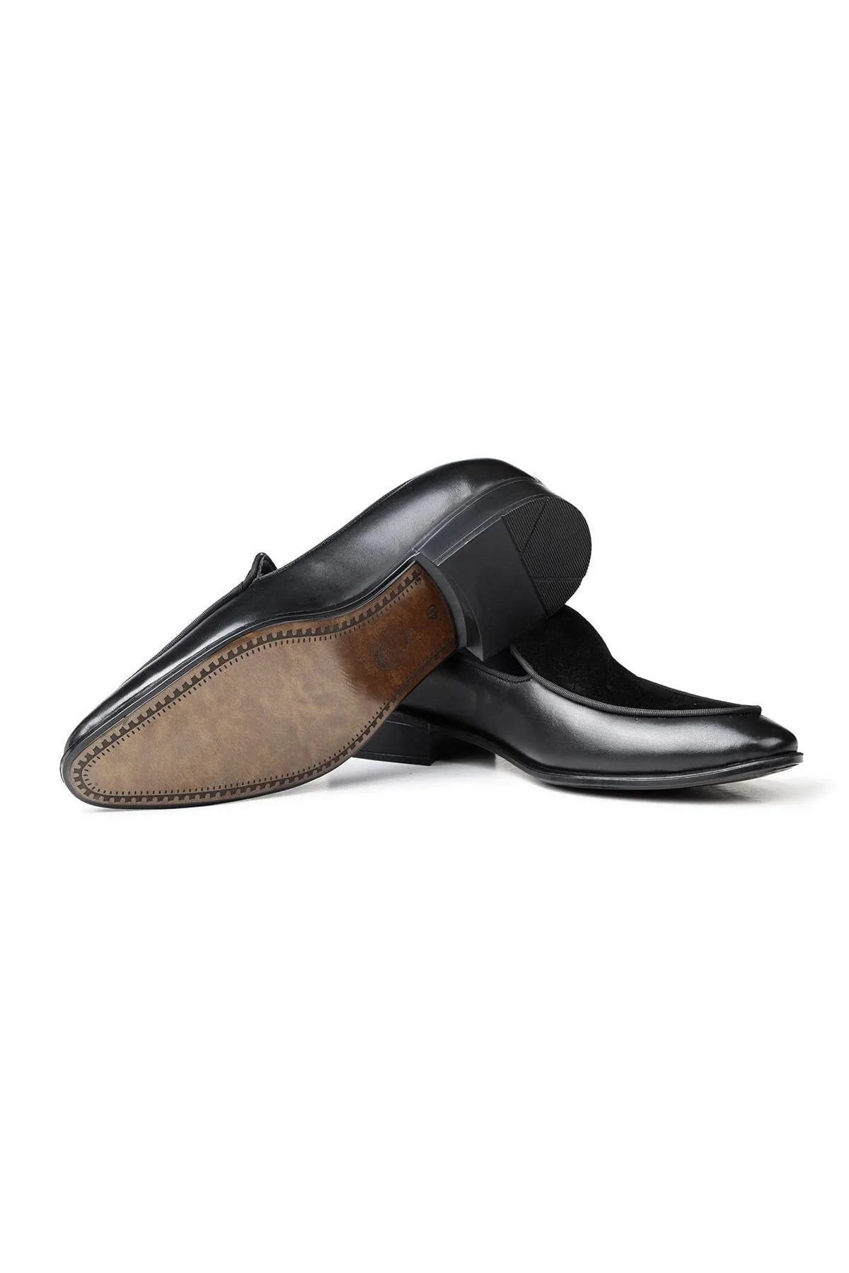 Elegant Hakiki Deri Erkek Klasik Loafer Klasik Makosen Ayakkabı - Ducavelli Görsel 2