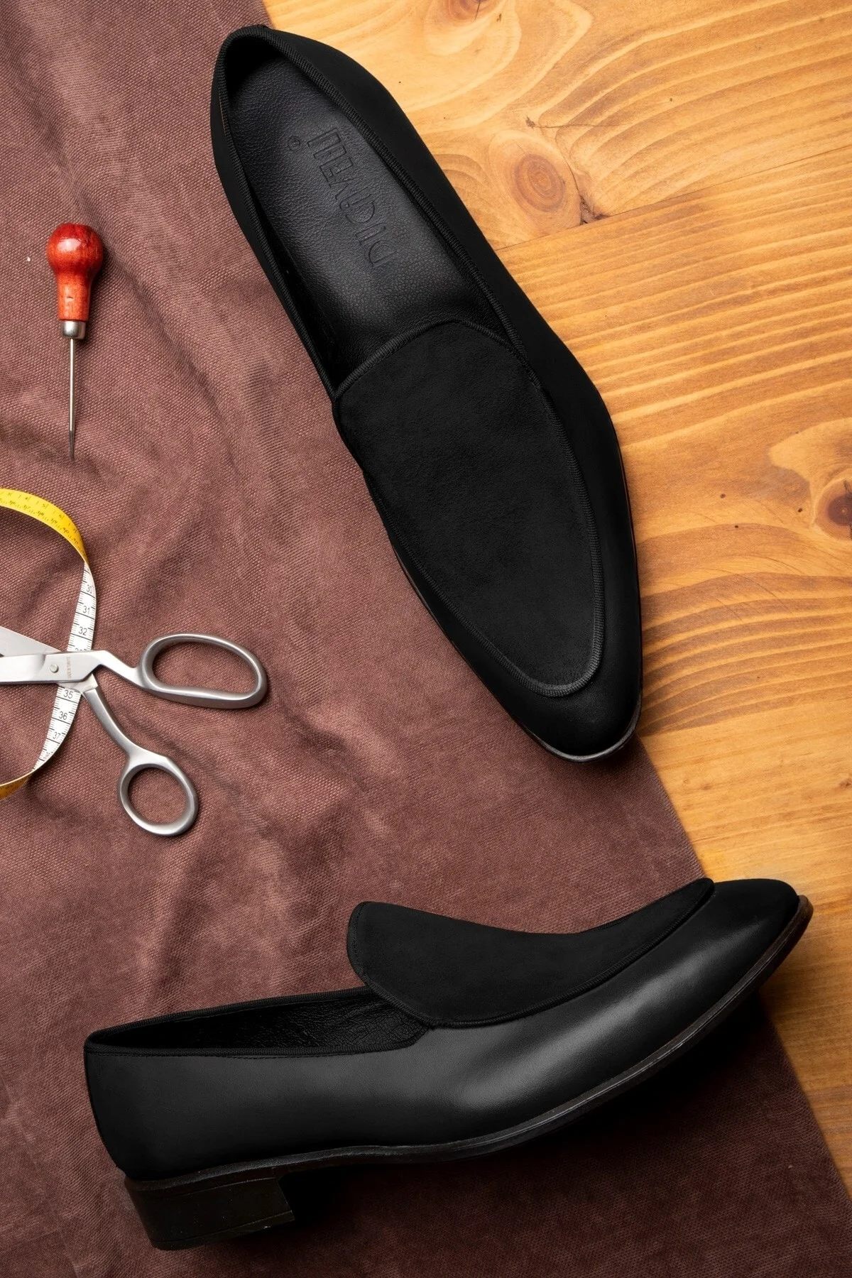Elegant Hakiki Deri Erkek Klasik Loafer Klasik Makosen Ayakkabı - Ducavelli Görsel 4