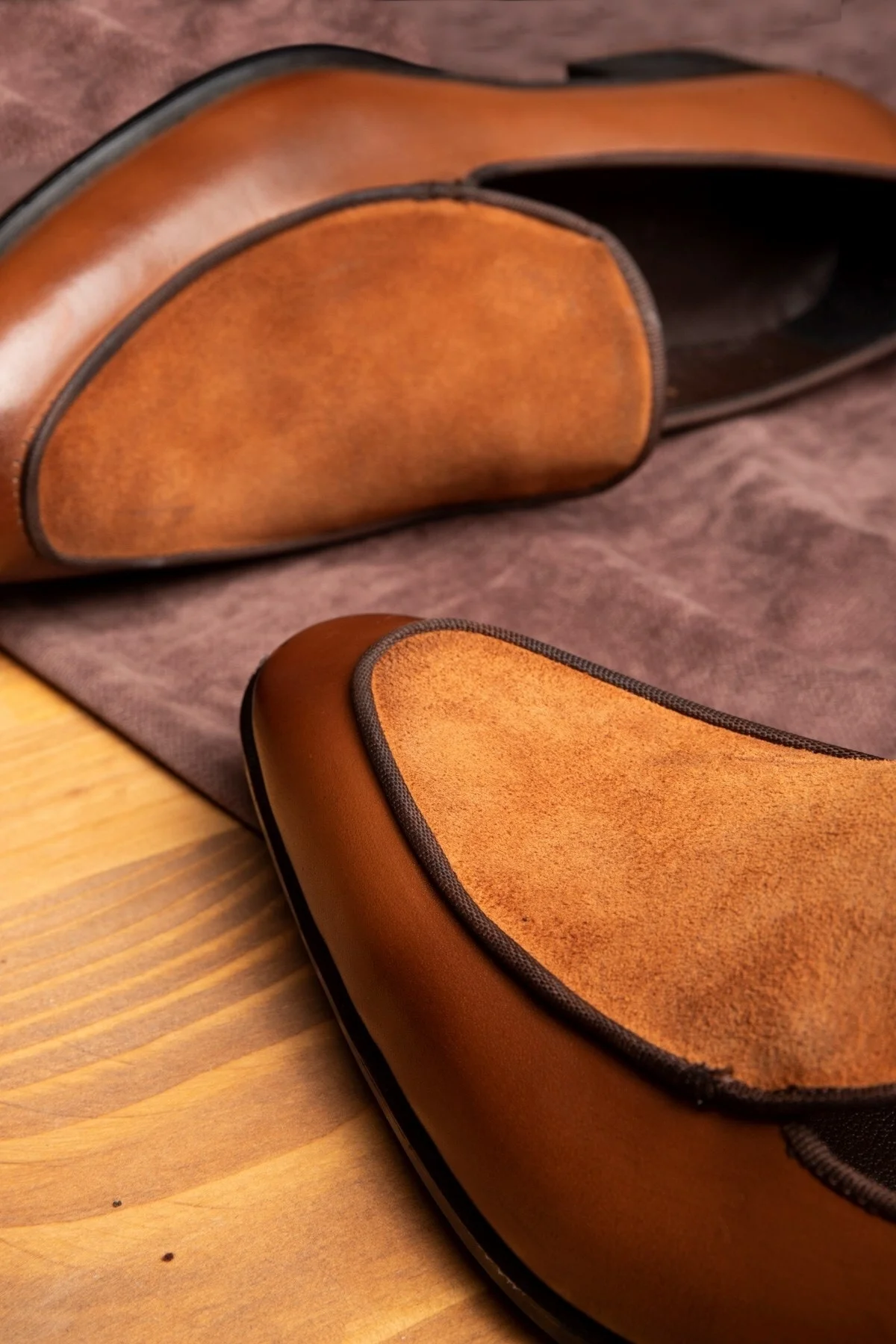 Elegant Hakiki Deri Erkek Klasik Loafer Klasik Makosen Ayakkabı - Ducavelli Görsel 5