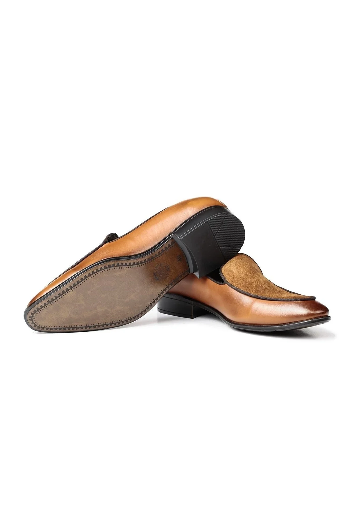 Elegant Hakiki Deri Erkek Klasik Loafer Klasik Makosen Ayakkabı - Ducavelli Görsel 2