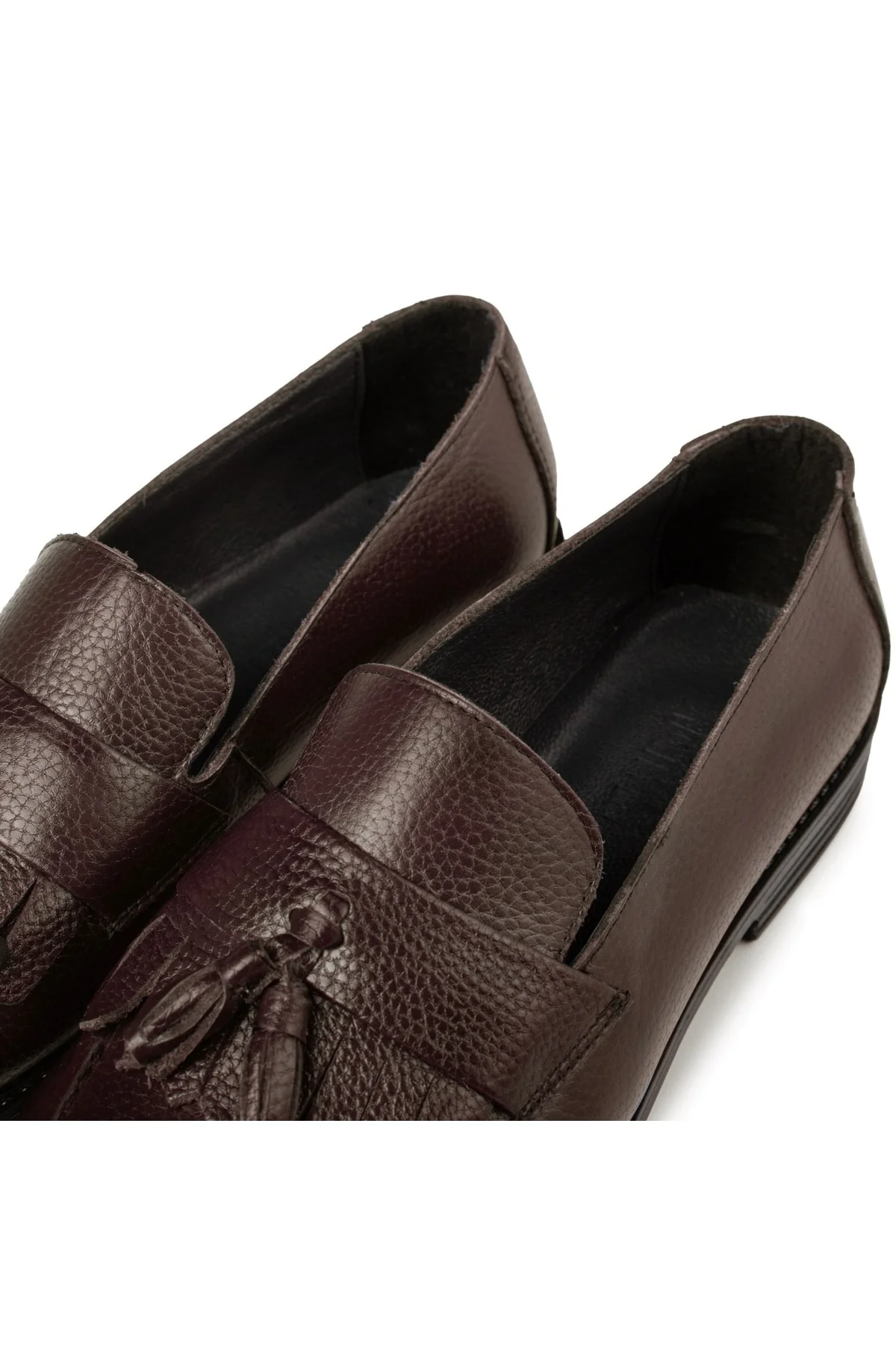 Tassel Hakiki Deri Erkek Klasik Ayakkabı, Loafer Klasik Ayakkabı, Makosen Ayakkabı - Ducavelli Görsel 4