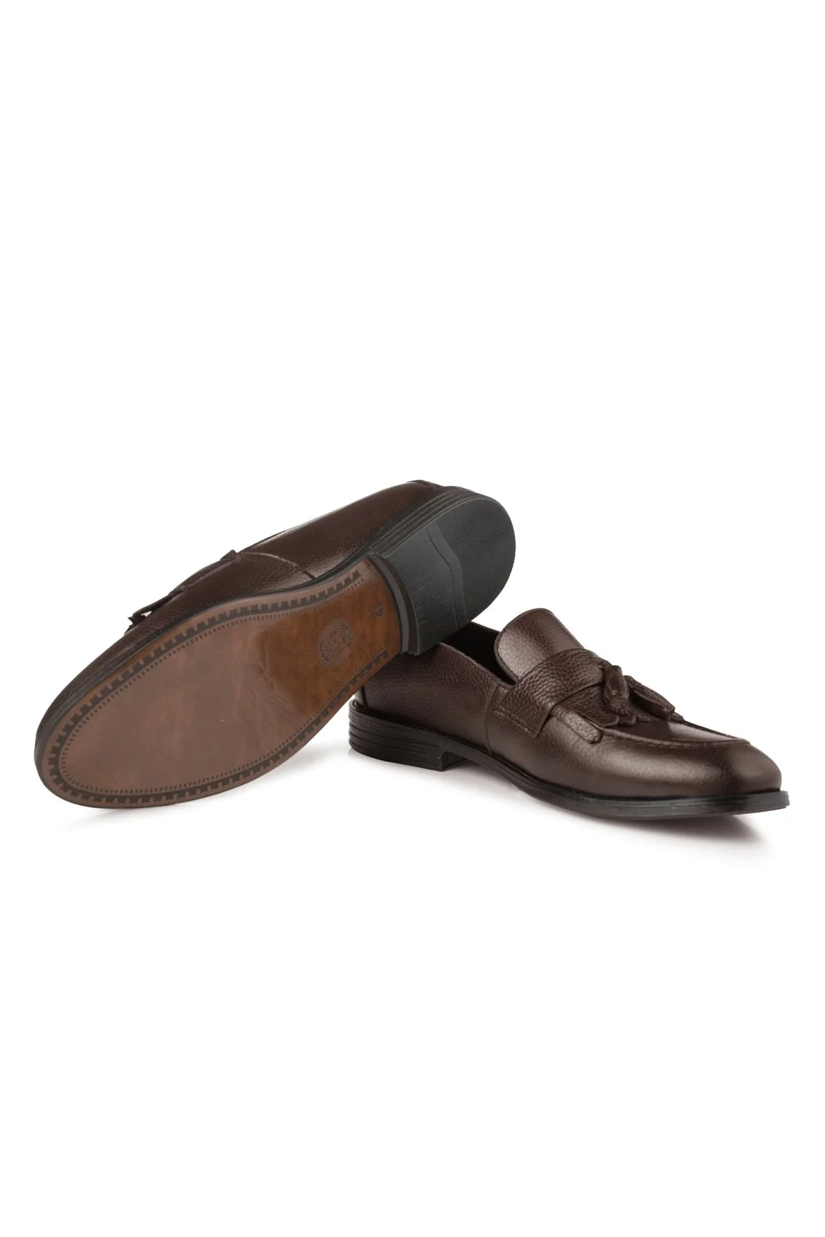 Tassel Hakiki Deri Erkek Klasik Ayakkabı, Loafer Klasik Ayakkabı, Makosen Ayakkabı - Ducavelli Görsel 3
