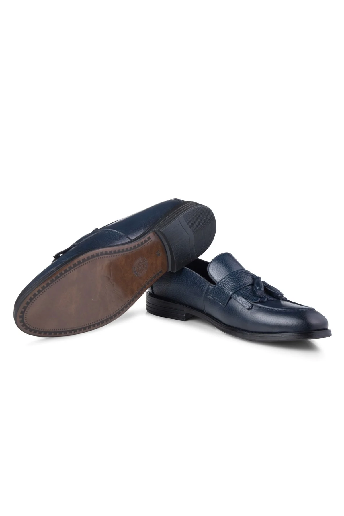 Tassel Hakiki Deri Erkek Klasik Ayakkabı, Loafer Klasik Ayakkabı, Makosen Ayakkabı - Ducavelli Görsel 3