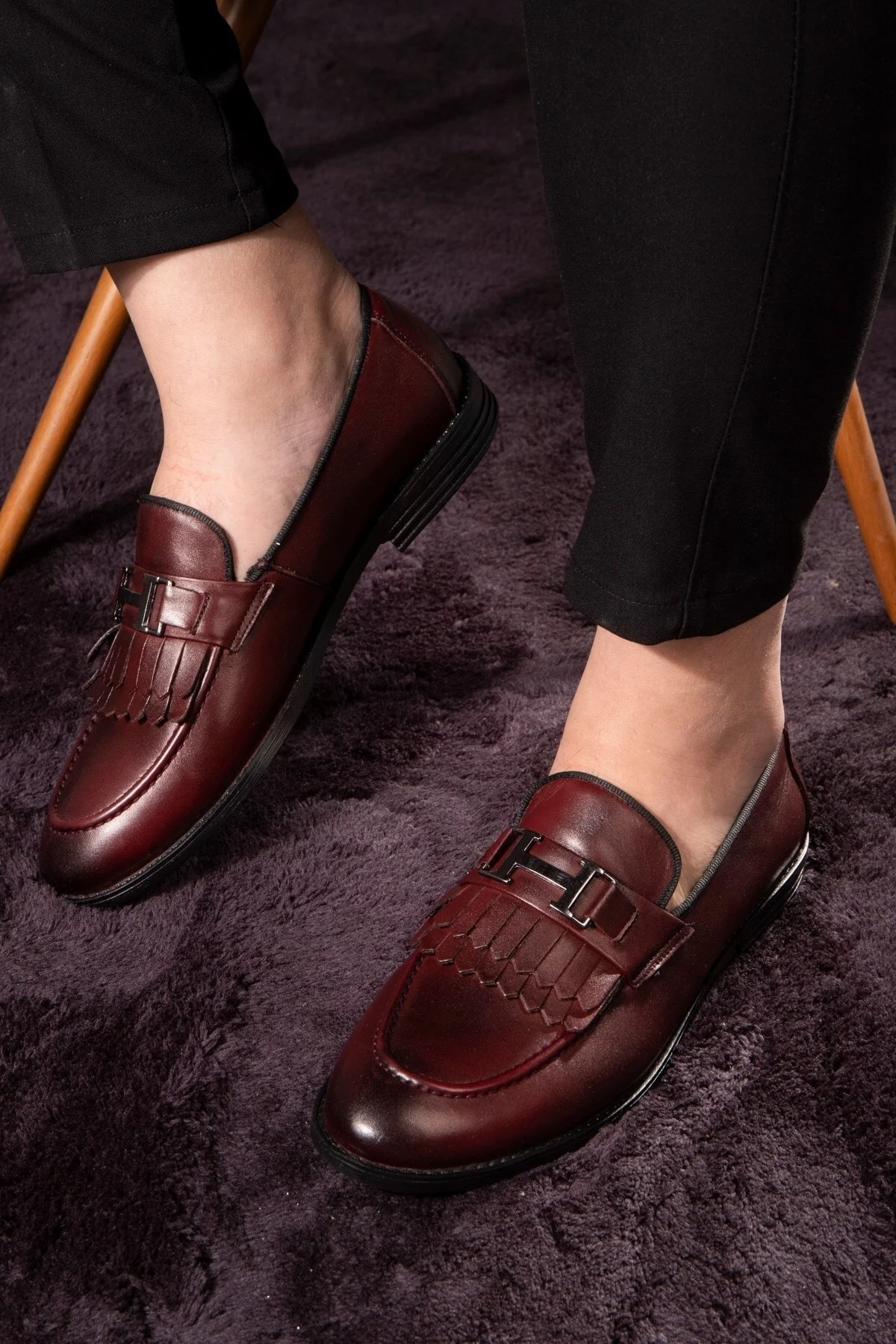 Legion Hakiki Deri Erkek Klasik Ayakkabı, Loafer Klasik Ayakkabı, Makosen Ayakkabı - Ducavelli Görsel 8