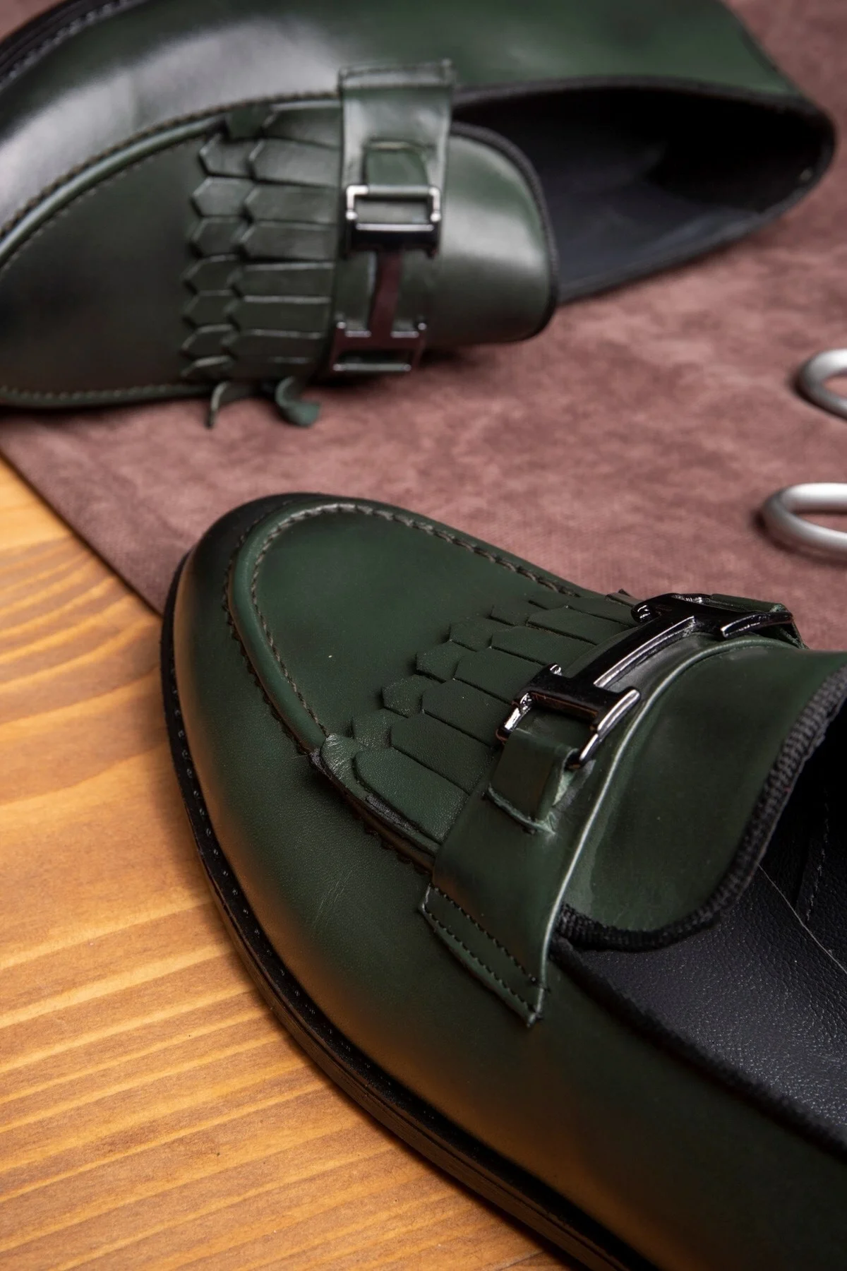 Legion Hakiki Deri Erkek Klasik Ayakkabı, Loafer Klasik Ayakkabı, Makosen Ayakkabı - Ducavelli Görsel 6