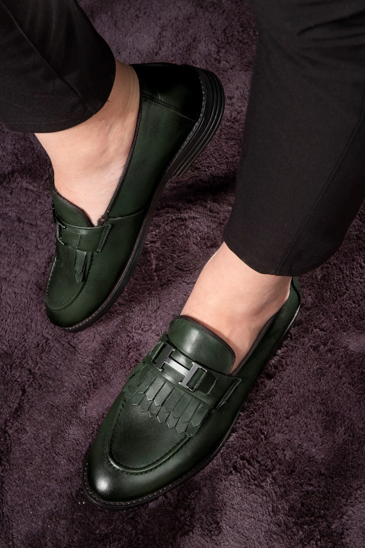Legion Hakiki Deri Erkek Klasik Ayakkabı, Loafer Klasik Ayakkabı, Makosen Ayakkabı - Ducavelli Görsel 8