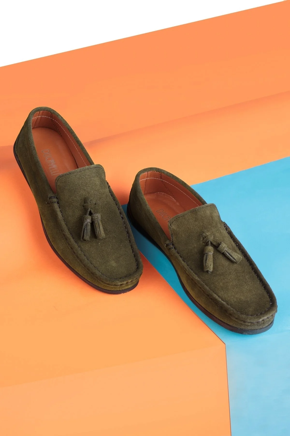 Fransen Hakiki Deri Erkek Günlük Ayakkabı, Loafer Ayakkabı, Hafif Ayakkabı, Püsküllü Loafe - Ducavelli Görsel 6