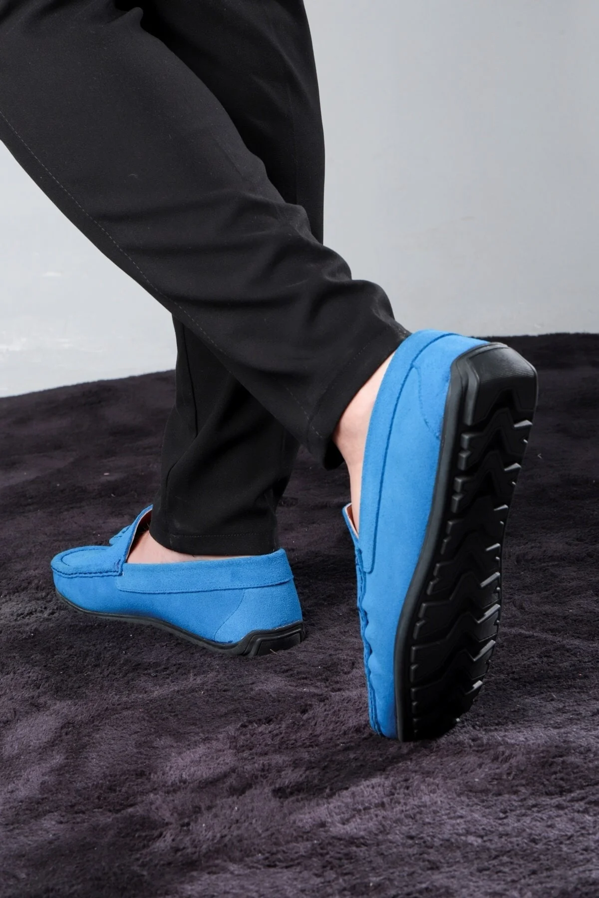 Fransen Hakiki Deri Erkek Günlük Ayakkabı, Loafer Ayakkabı, Hafif Ayakkabı, Püsküllü Loafe - Ducavelli Görsel 7