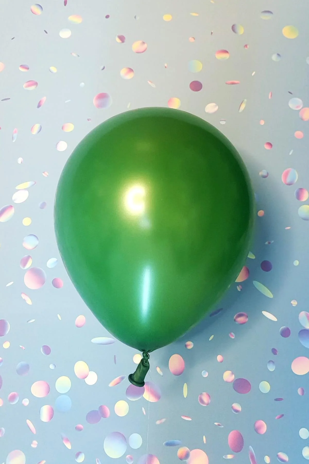 Metalik Yeşil Balon 12" 30 Cm Metalik Balon 10lu Paket