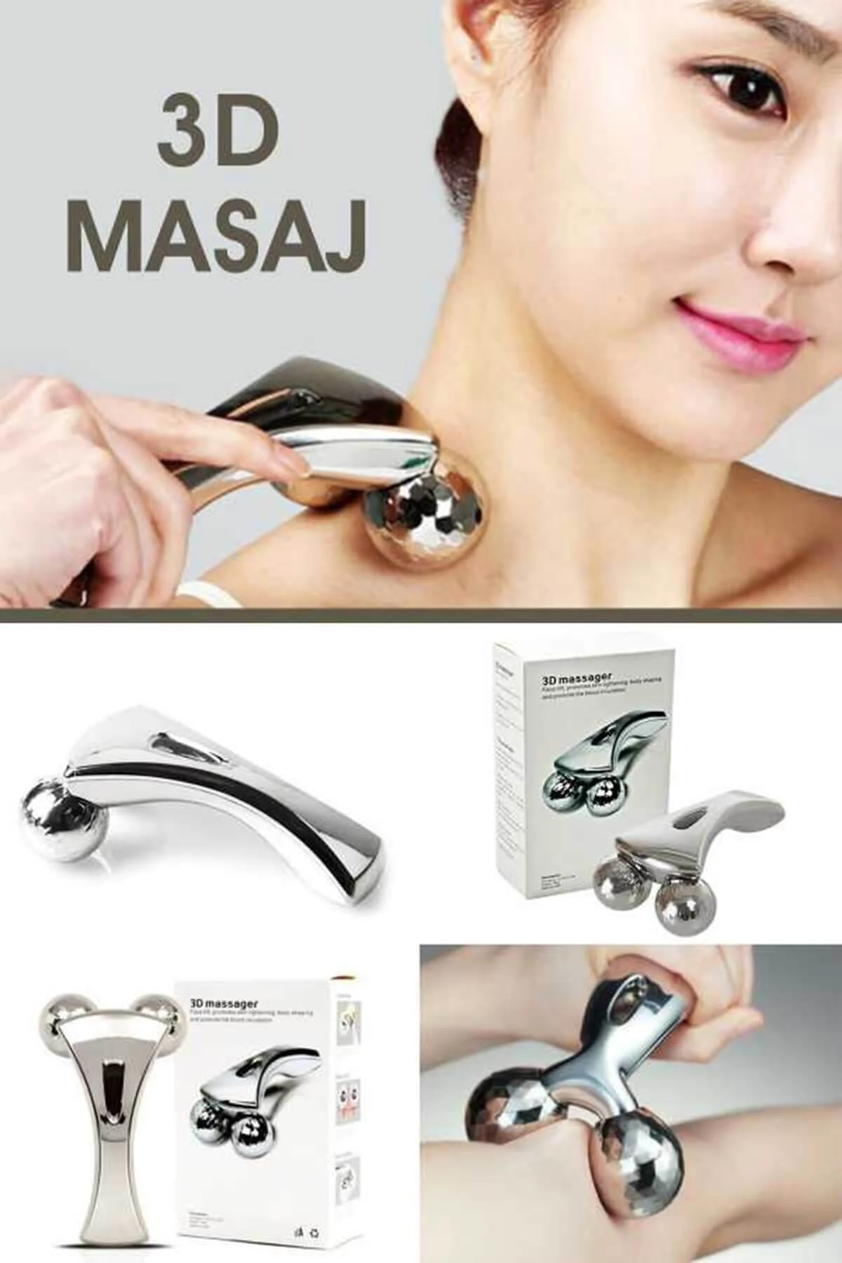 Cilt Sıkılaştırıcı Terapi Masaj Aleti - 3 D Massager