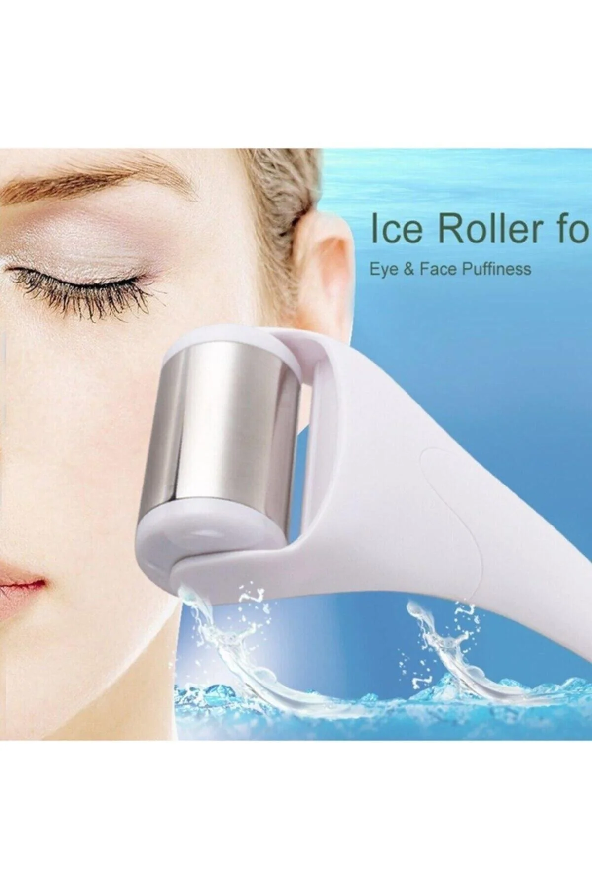 Ice Roller Cilt Soğutucu Metal Başlıklı Cilt Sıkılaştırma Aleti - pazariz Görsel 4