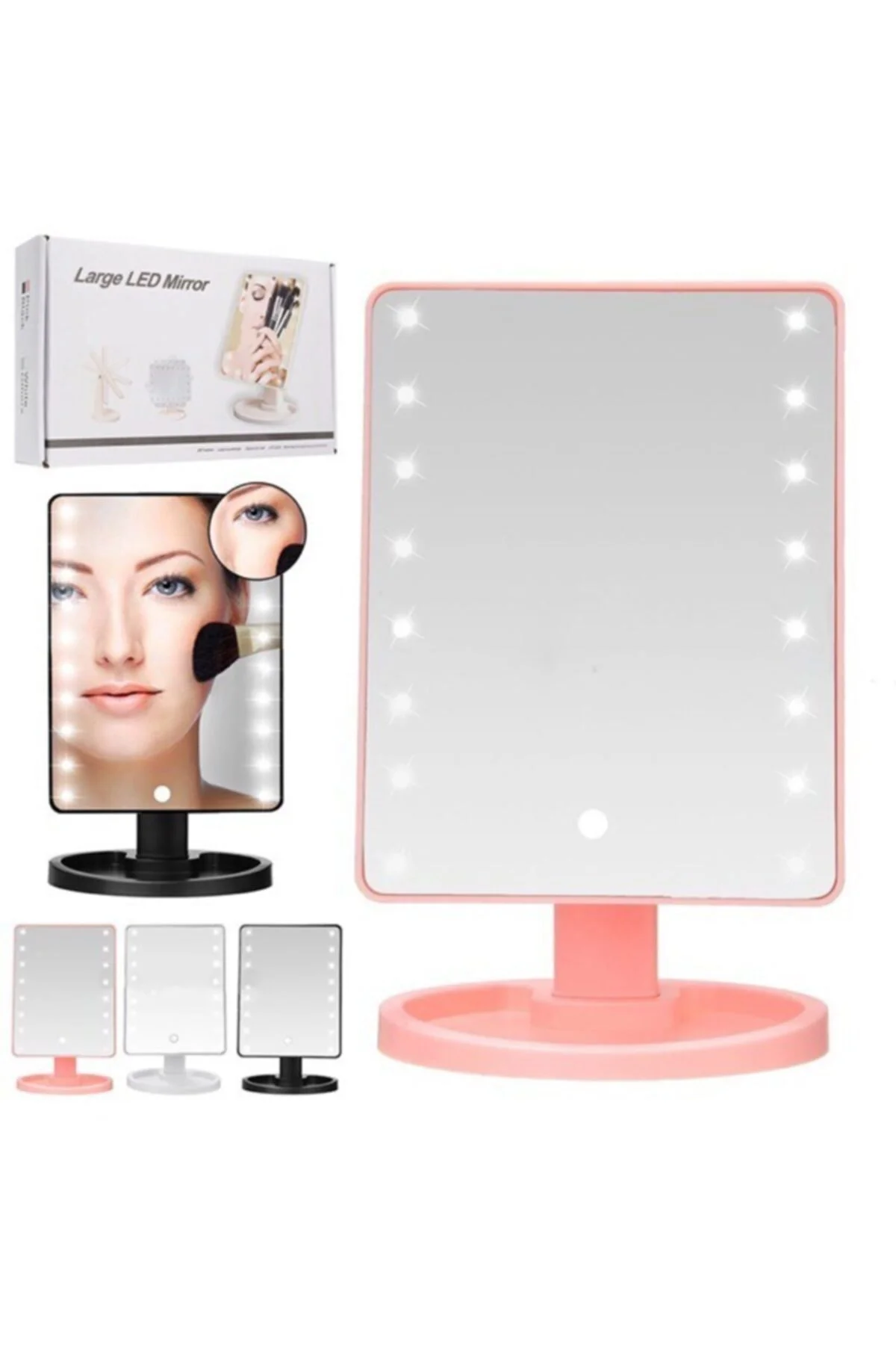 Led Isıklı Makyaj Aynası - tamithalat Görsel 2