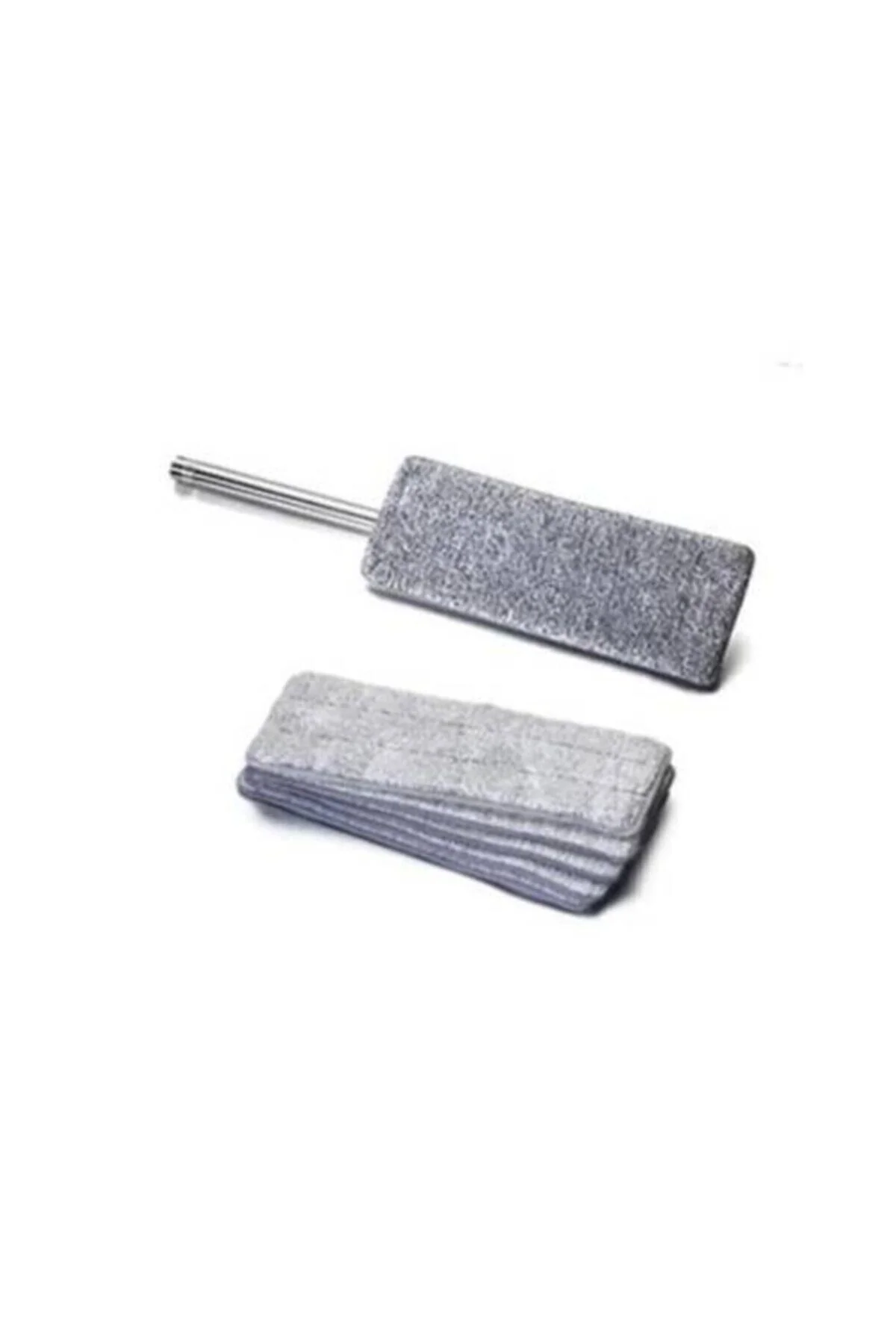 Tablet Mop Temizlik Seti + Yedek Mop Bezi + 4 Adet Mikrofiber Bez - pazariz Görsel 3