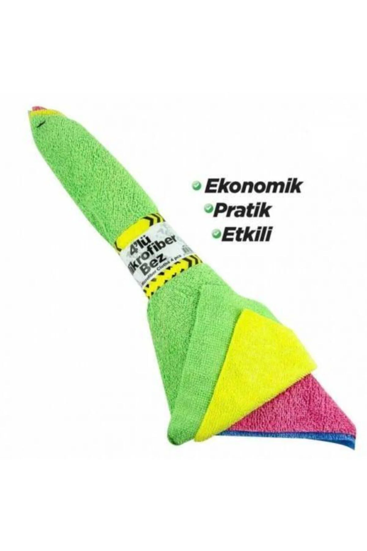Tablet Mop Temizlik Seti + Yedek Mop Bezi + 4 Adet Mikrofiber Bez - pazariz Görsel 2