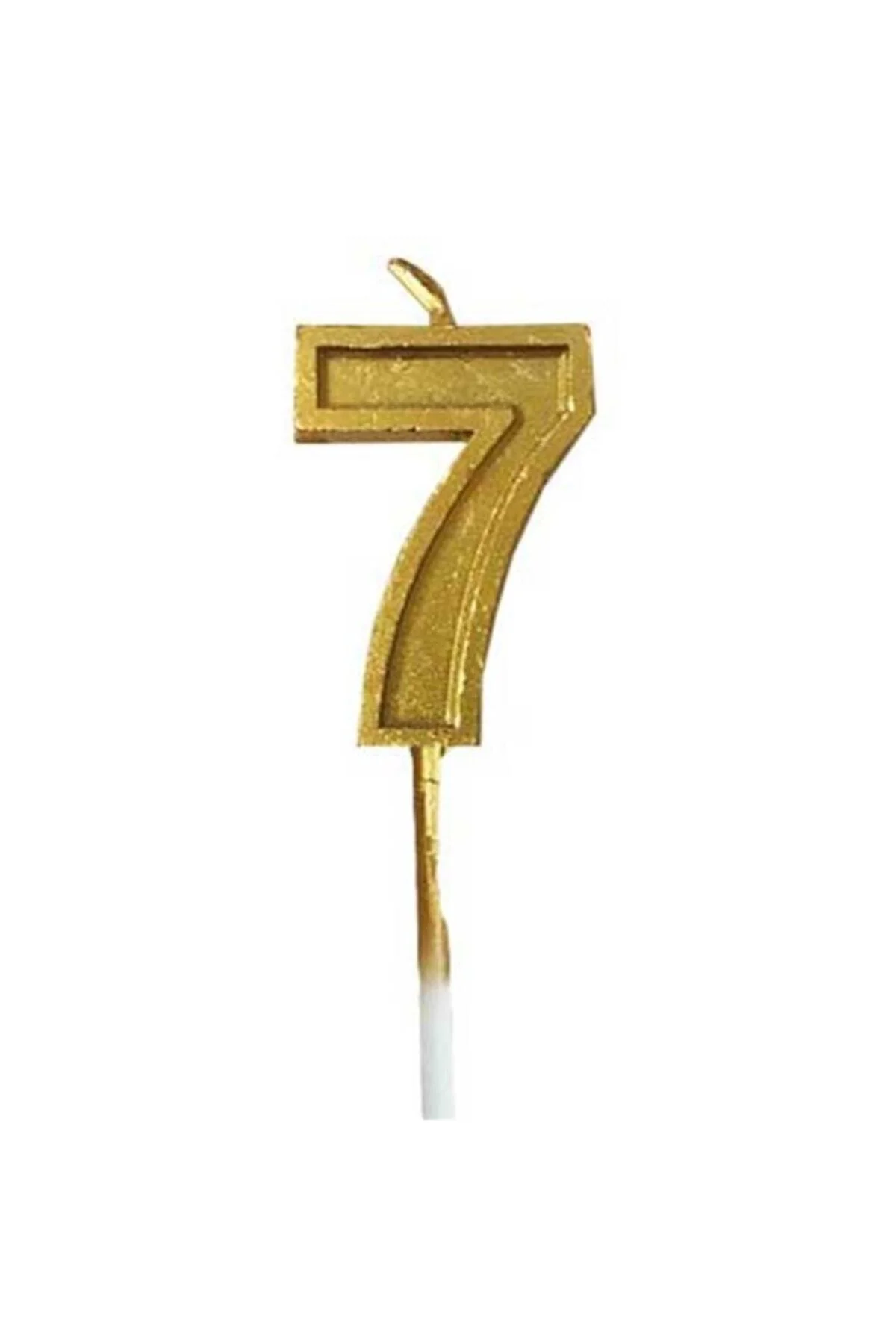 7 Rakam Gold Renk Mum