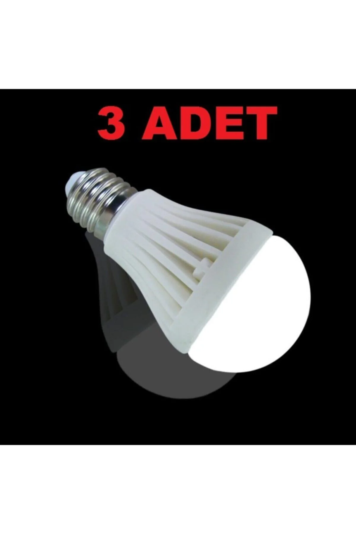 7w Enerji Tasarruflu Led Ampul ( 3 Adet ) - renn Görsel 2