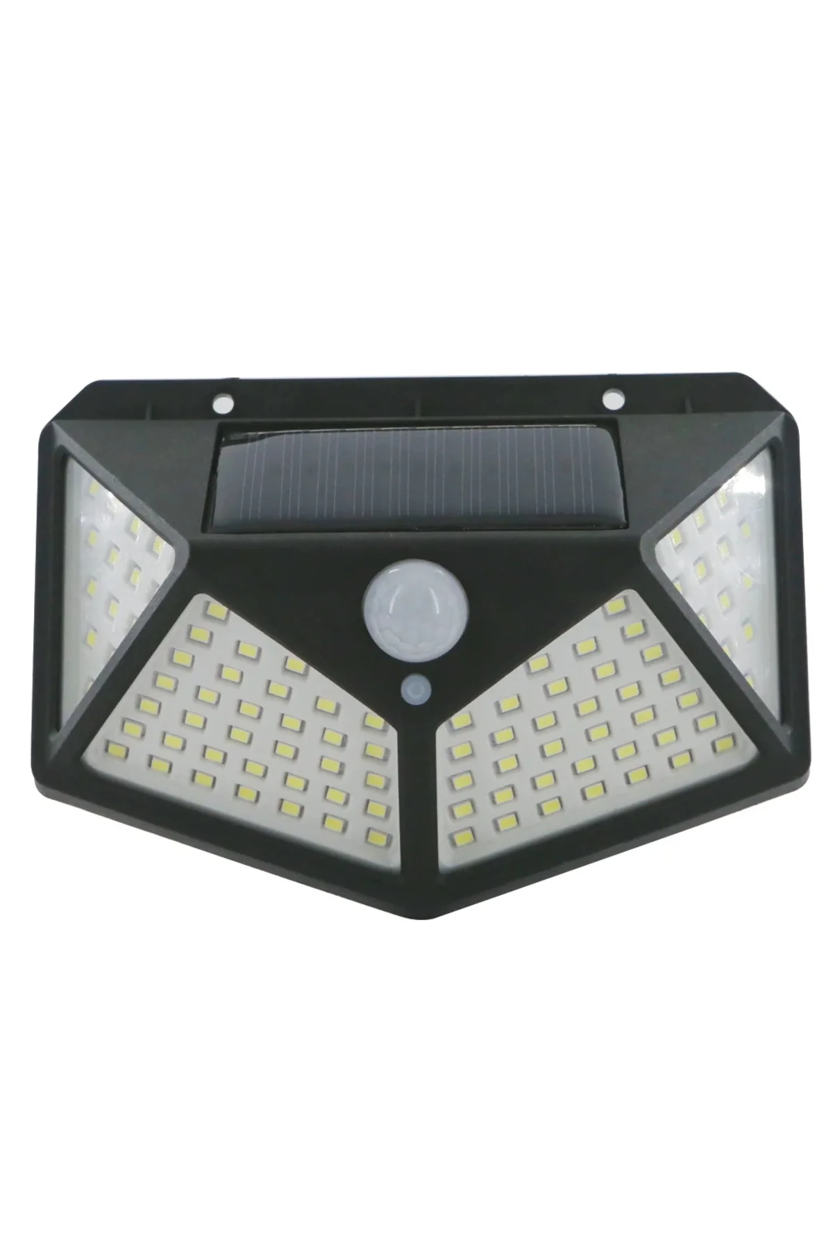 Güneş Enerjili Solar Lamba Bahçe Lambası Solar Lamba 3 Mod Fotoselli Projektör 100 LED Lamba - pazariz Görsel 3