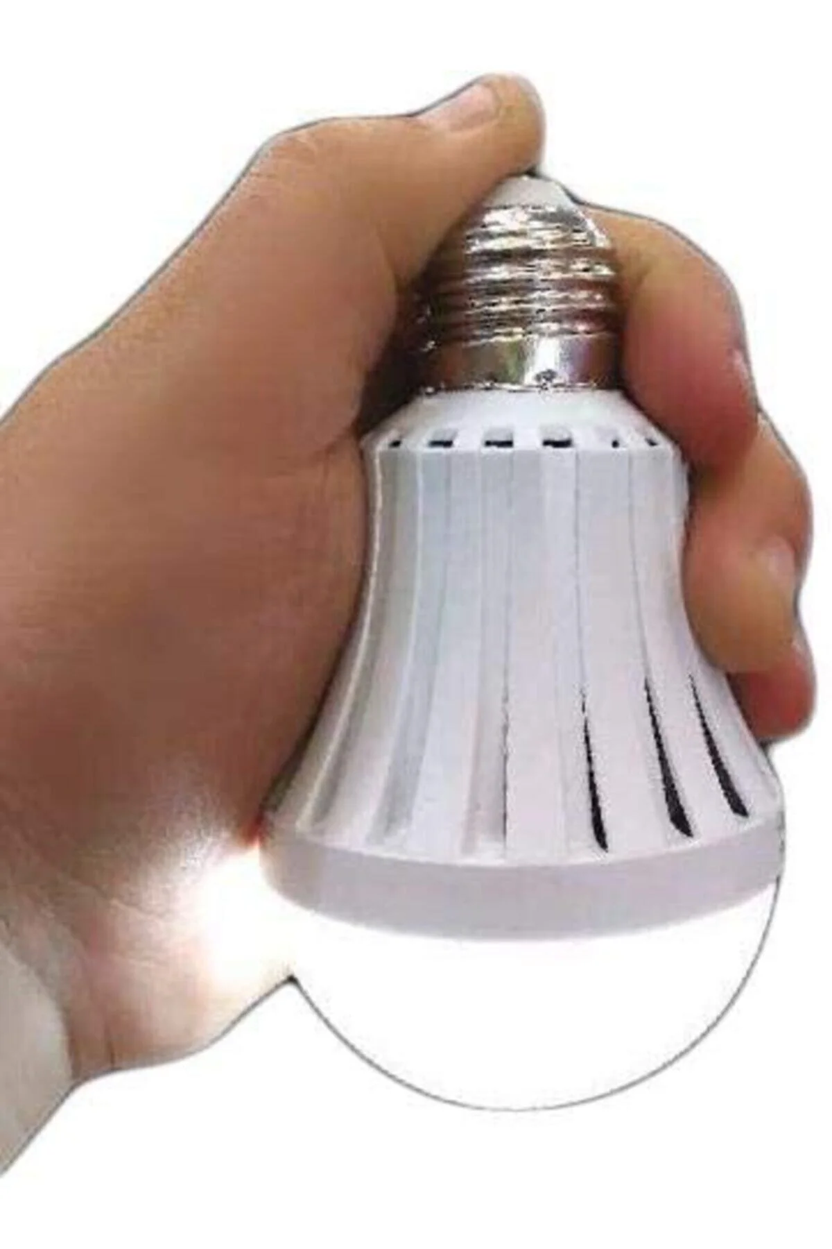 9w Şarjlı Led Ampül Beyaz Renk - pazariz Görsel 2
