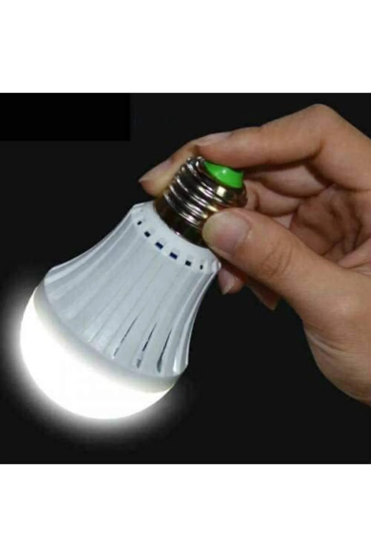 9w Şarjlı Led Ampül Beyaz Renk