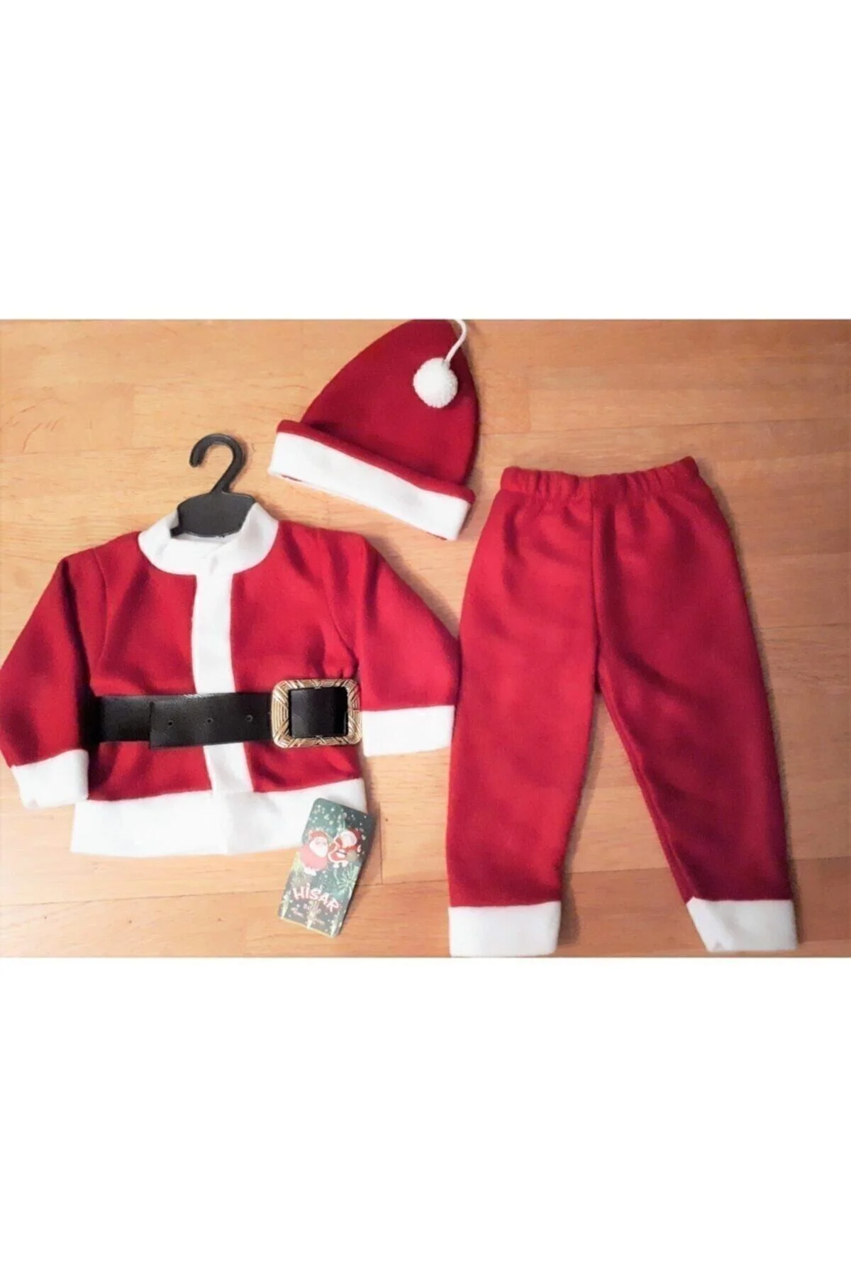 Erkek Çocuk Noel Baba Kostümü Noel Kıyafeti Yılbaşı Yeni Yıl Hediyesi