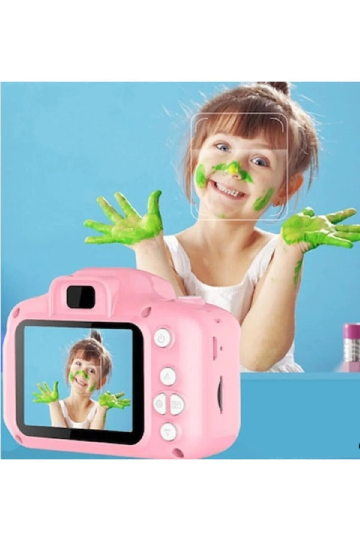 Mini 1080p Hd Kamera Çocuklar Için Dijital Fotoğraf Makinesi Cmr9 - pazariz Görsel 3