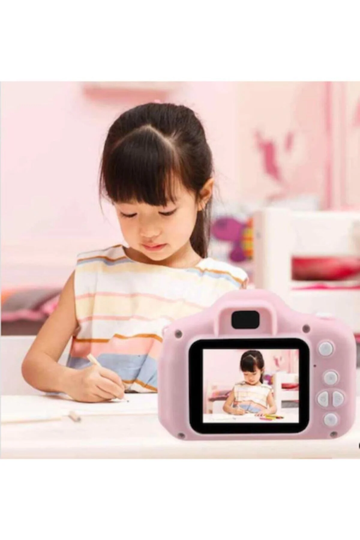 Mini 1080p Hd Kamera Çocuklar Için Dijital Fotoğraf Makinesi Cmr9 - pazariz Görsel 4