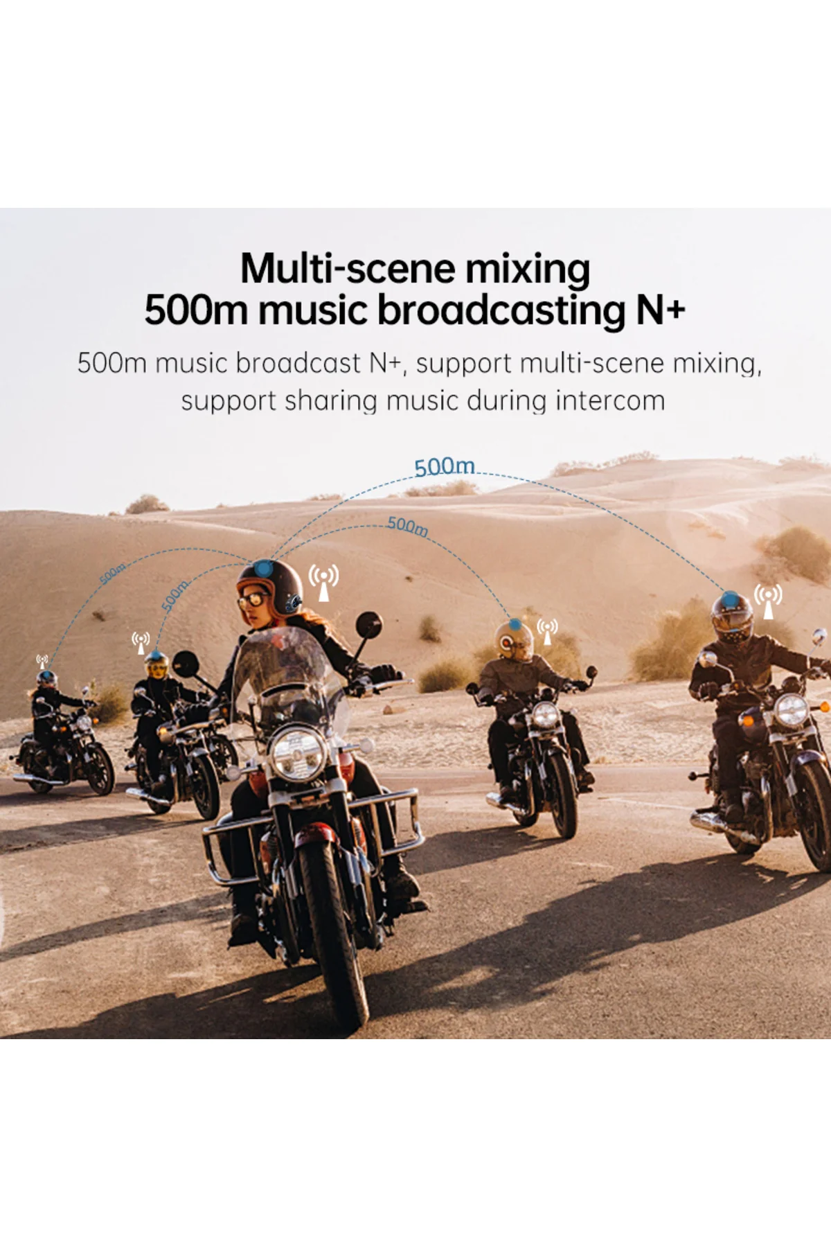 Motosiklet Kask Interkom 1080P Geniş Açı Lensli Kameralı Bluetooth Kulaklık Su Geçirmez - pazariz Görsel 5