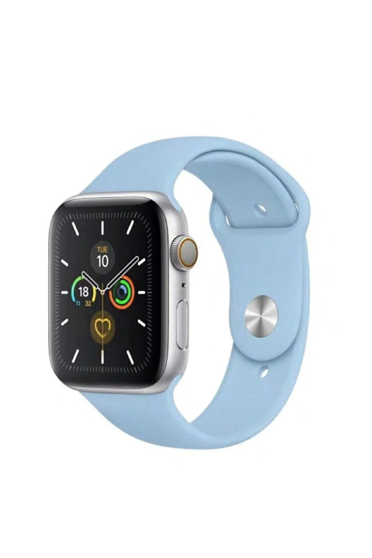 Apple Watch Uyumlu3 4 5 6 7 8 Se 42 44 45mm Kordon Kayış Klasik Kaliteli Silikon - pazariz Görsel 2