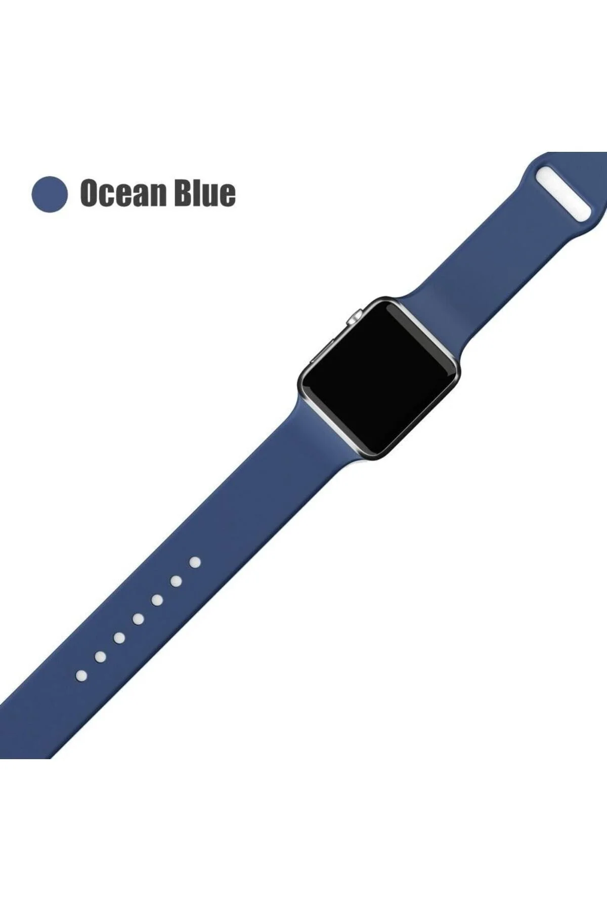Apple Watch Uyumlu2 3 4 5 6 7 8 Ultra 42mm 44mm 45mm Silikon Kordon